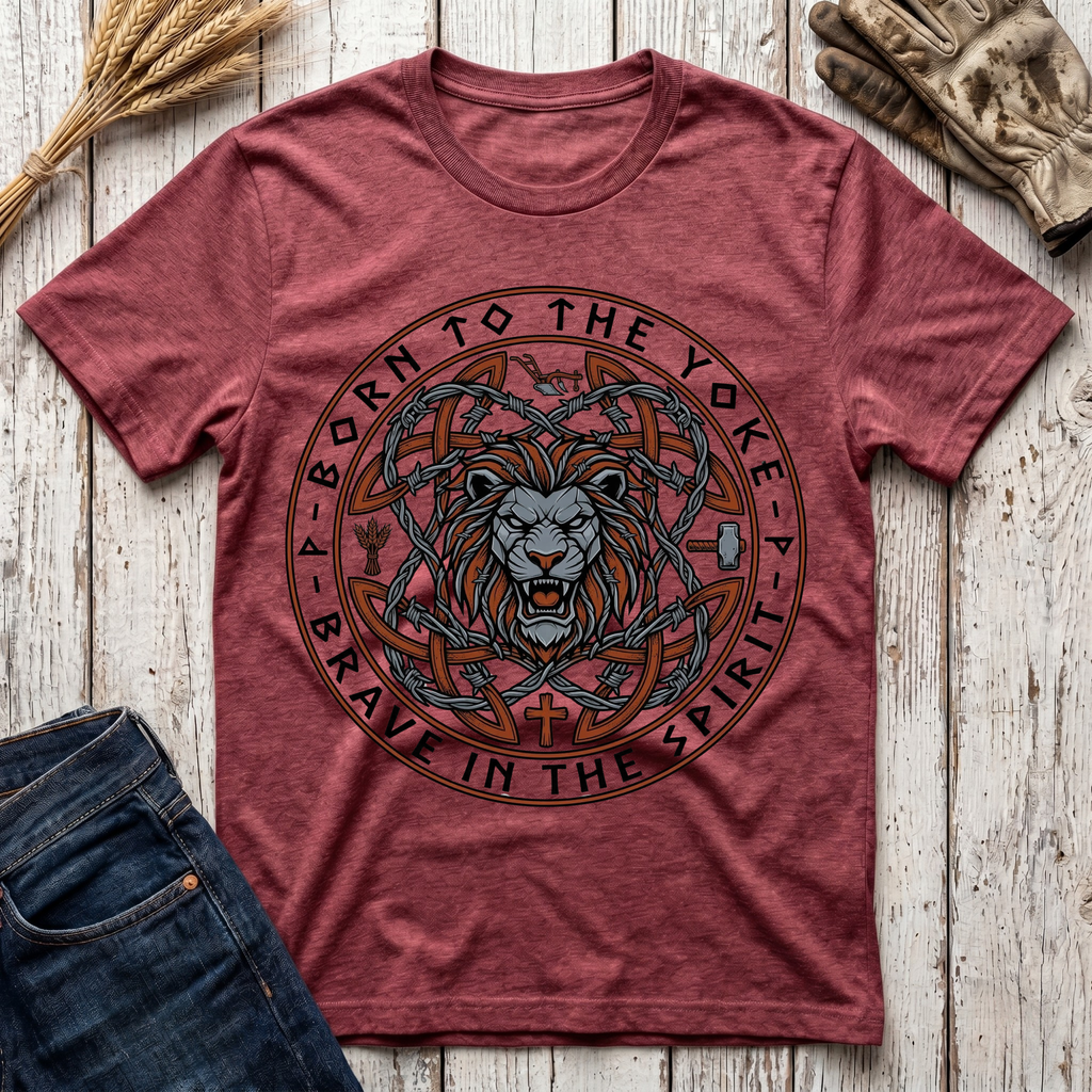 Born to the Yoke Brave in the Spirit T-Shirt