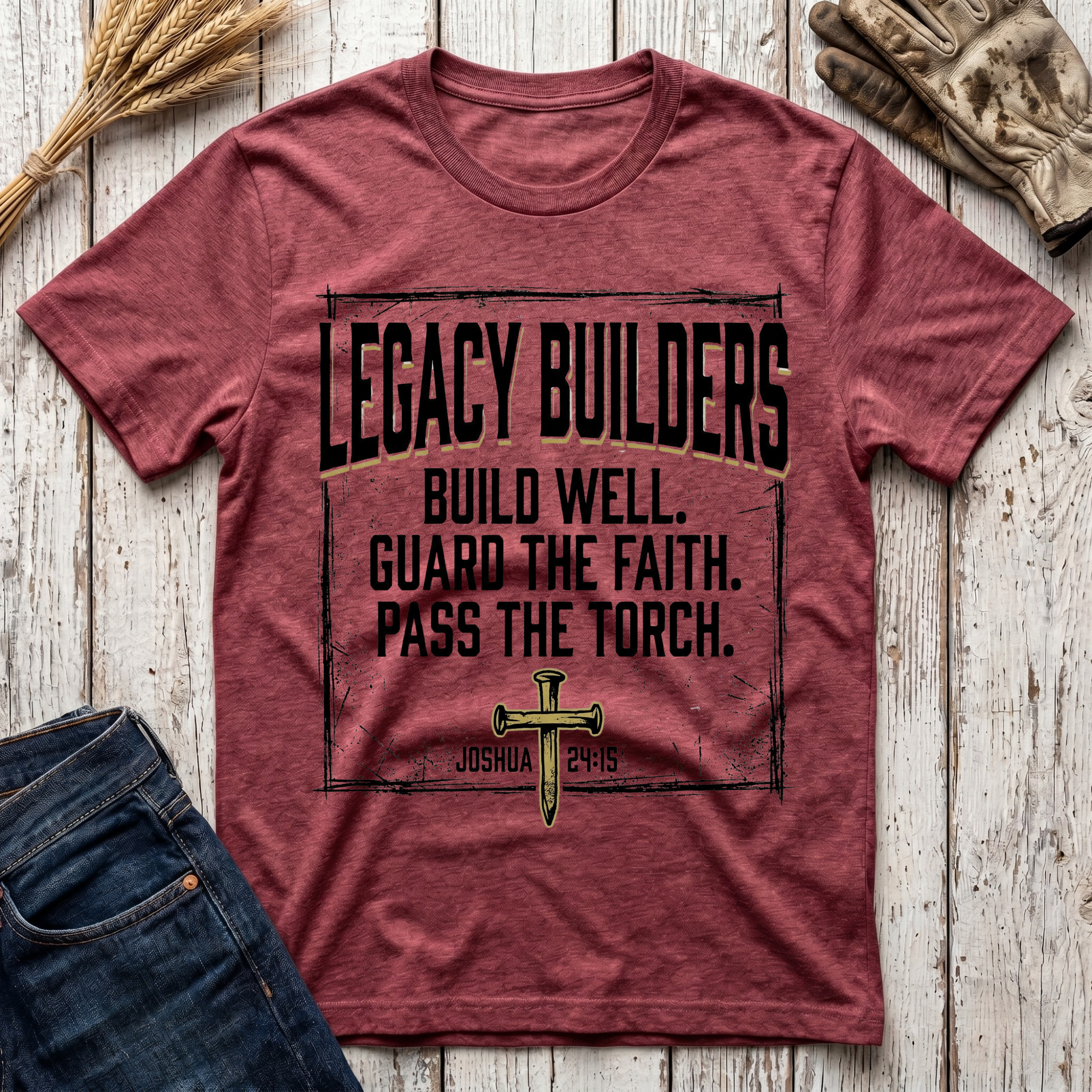 Build Well Guard the Faith Pass the Torch T-Shirt