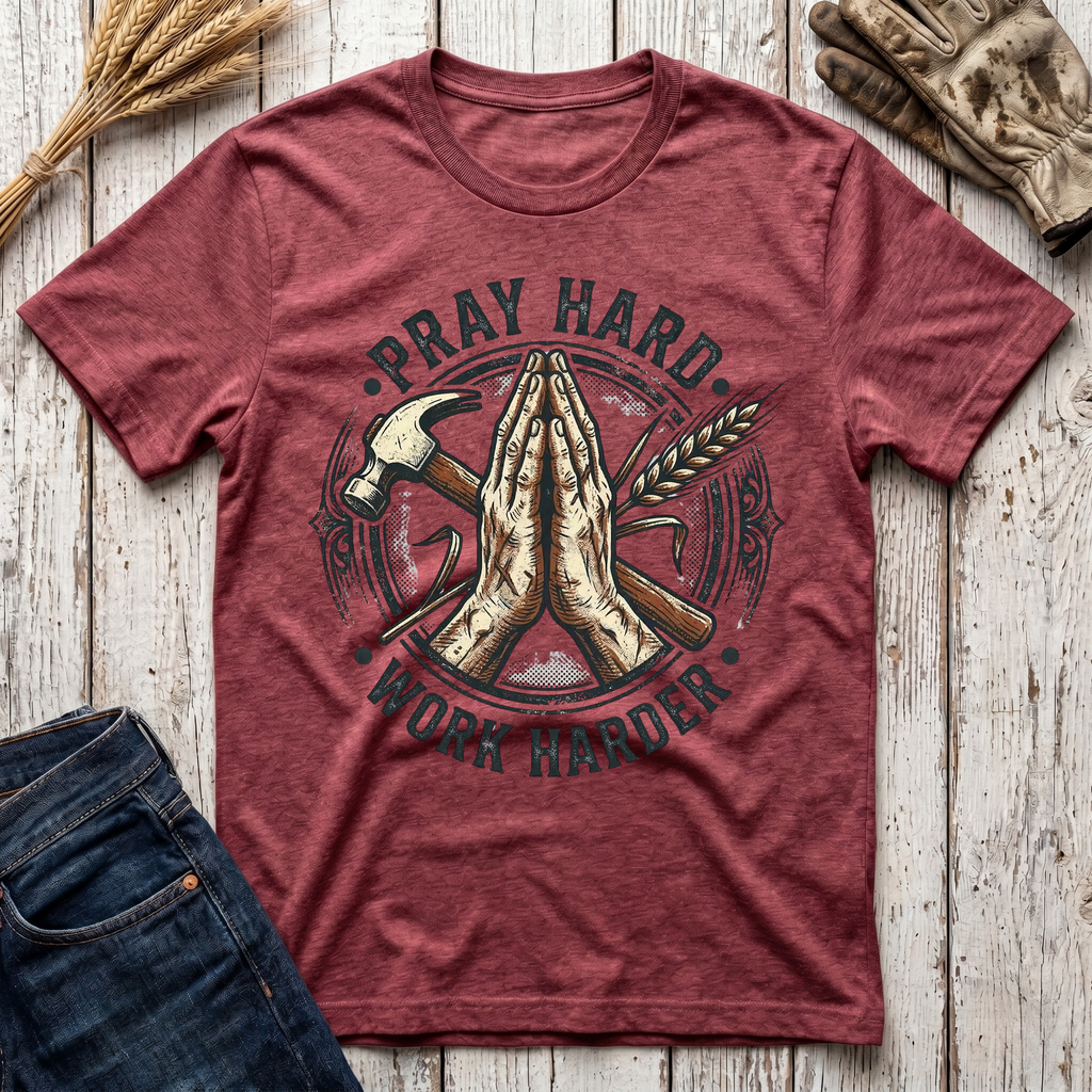 Pray Hard Work Harder T-Shirt