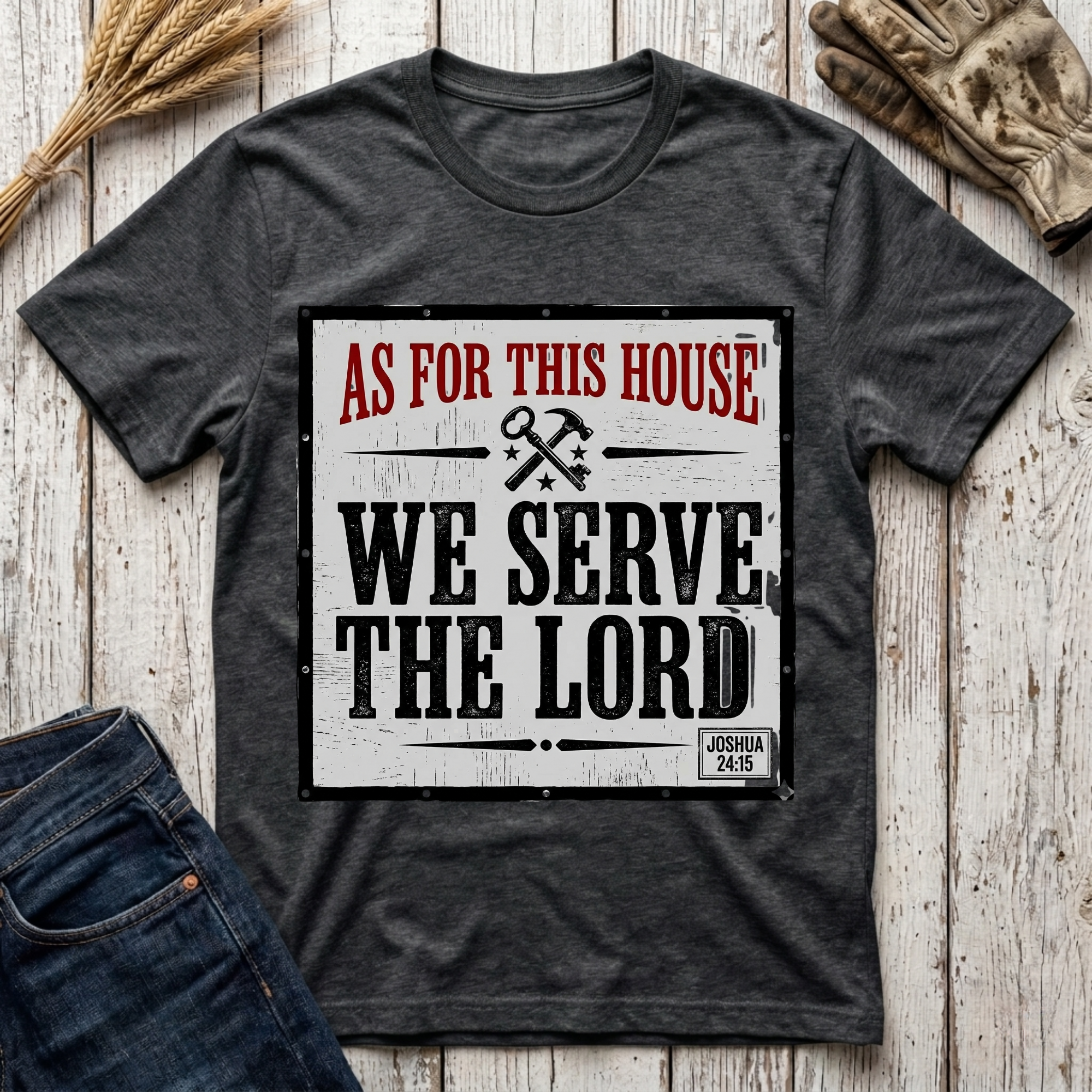 As For This House We Serve The Lord T-Shirt
