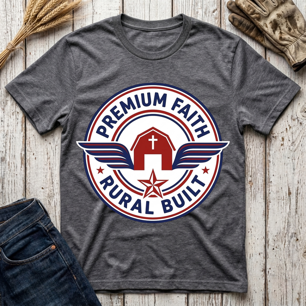 Premium Faith Rural Built T-Shirt