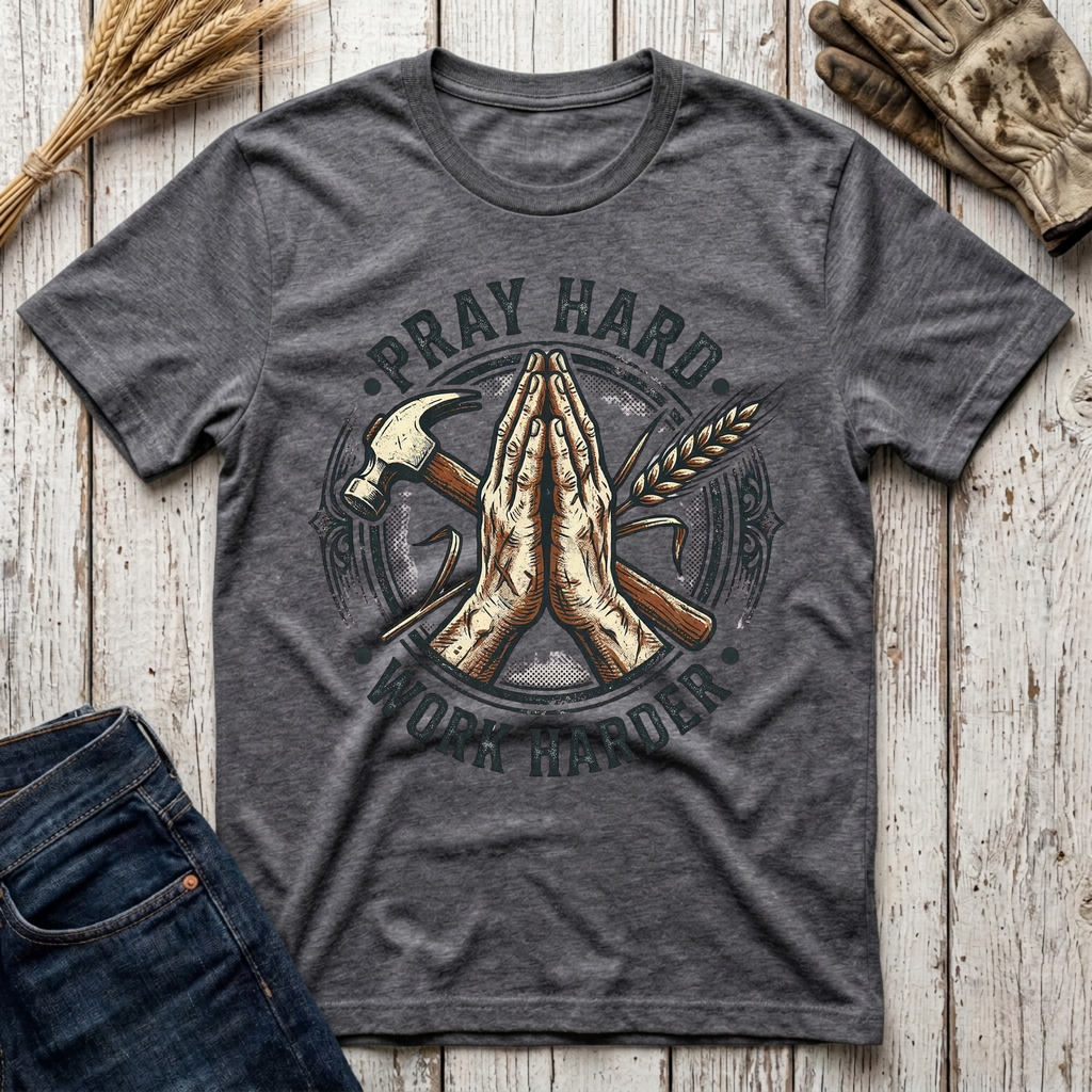 Pray Hard Work Harder T-Shirt