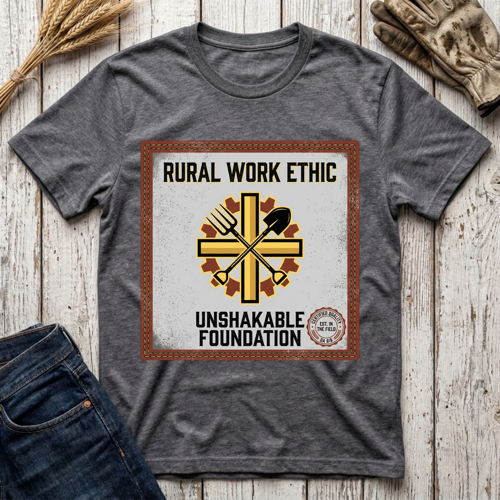 Rural Work Ethic Unshakable Foundation T-Shirt