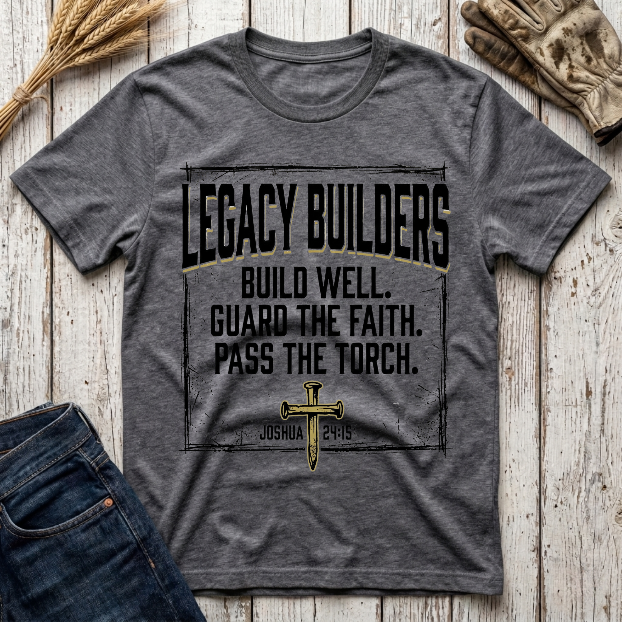 Build Well Guard the Faith Pass the Torch T-Shirt