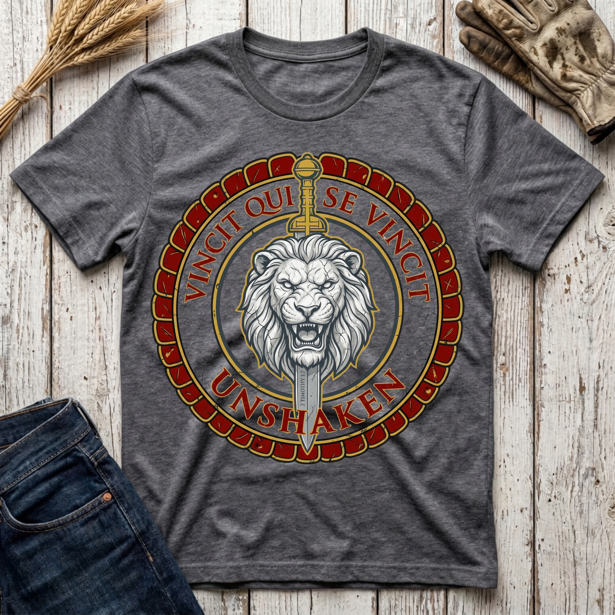 Vincit Qui Se Vincit Unshaken T-Shirt