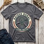 Raised Rural Living Water T-Shirt