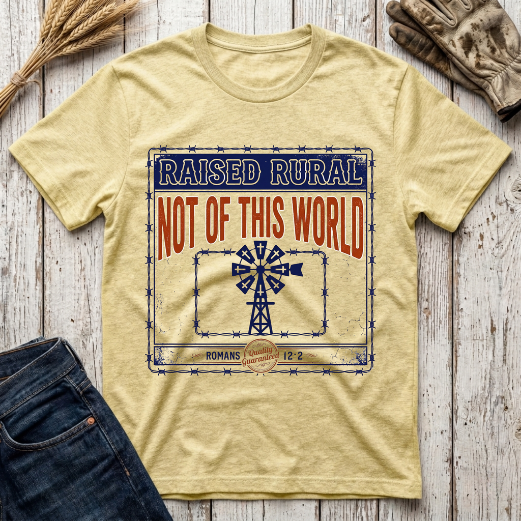 Raised Rural Not of this World T-Shirt