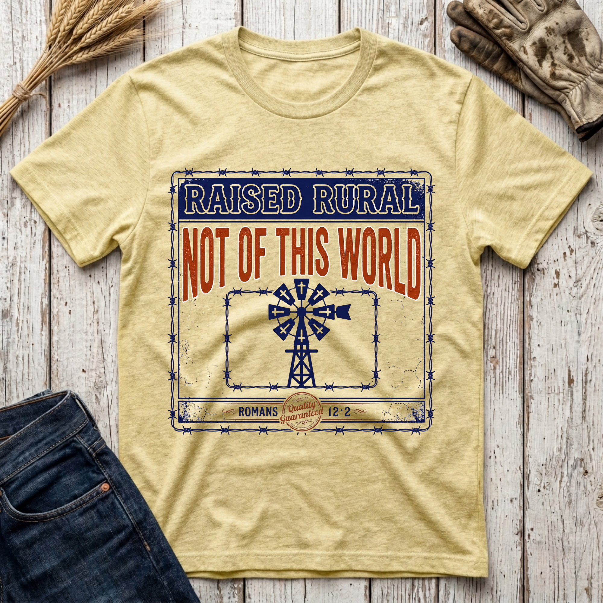 Raised Rural Not of this World T-Shirt