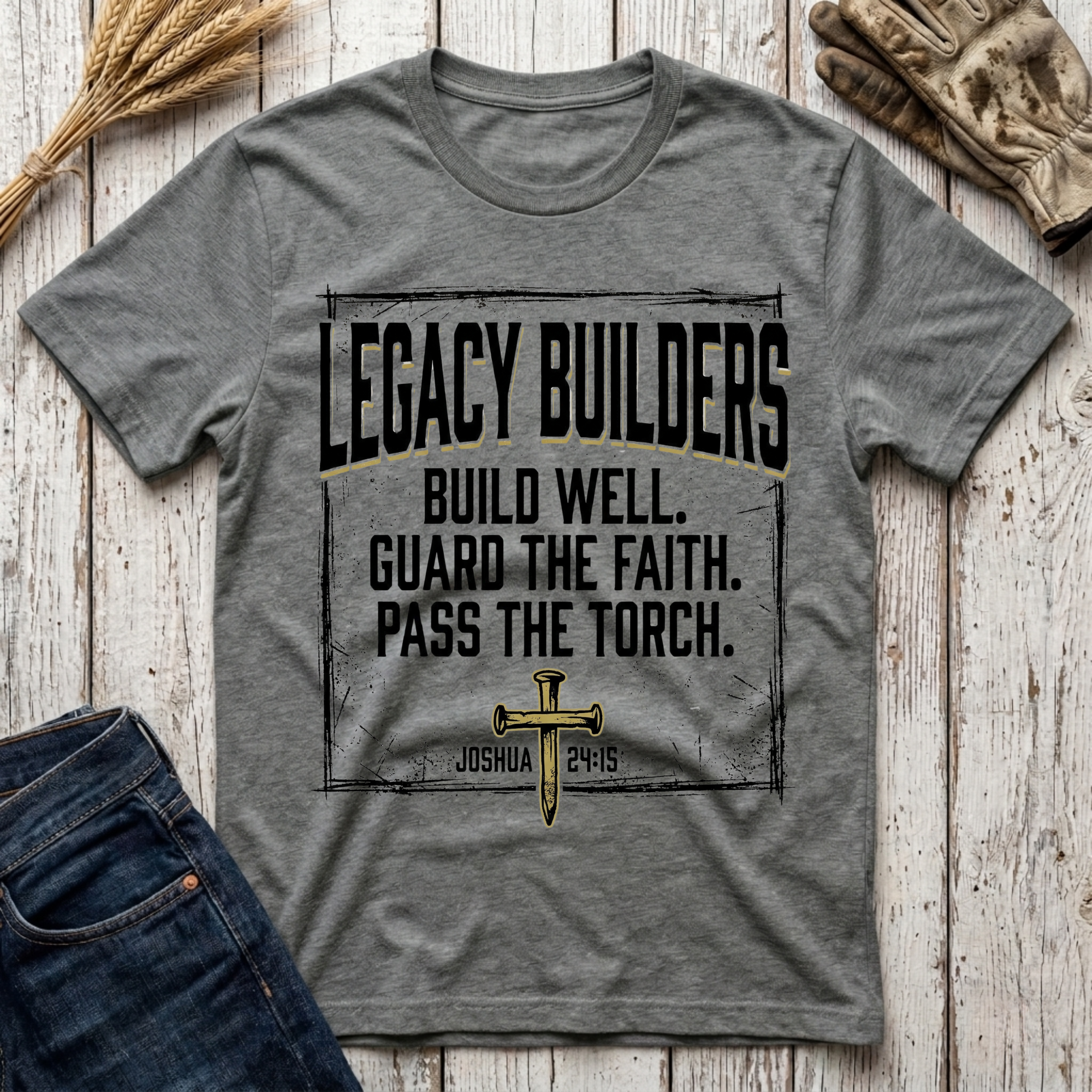 Build Well Guard the Faith Pass the Torch T-Shirt