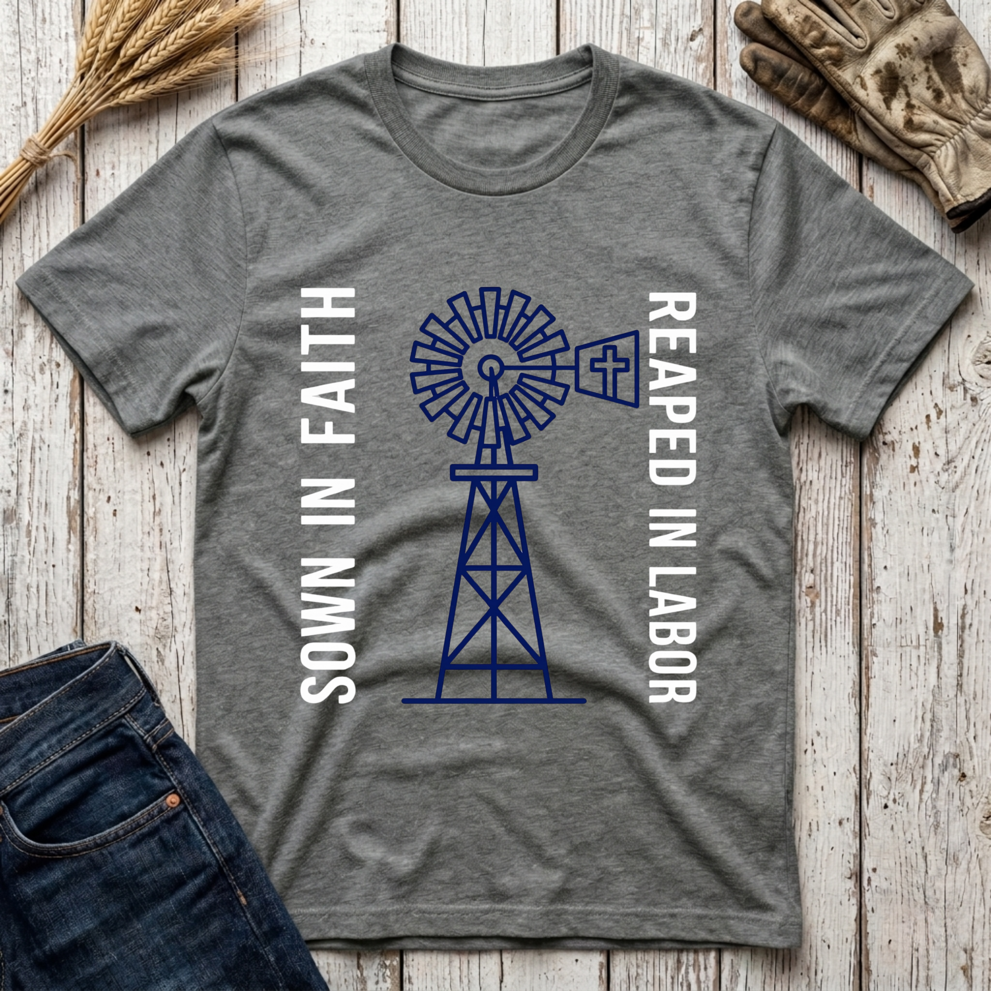 Sown in Faith Reaped in Labor T-Shirt