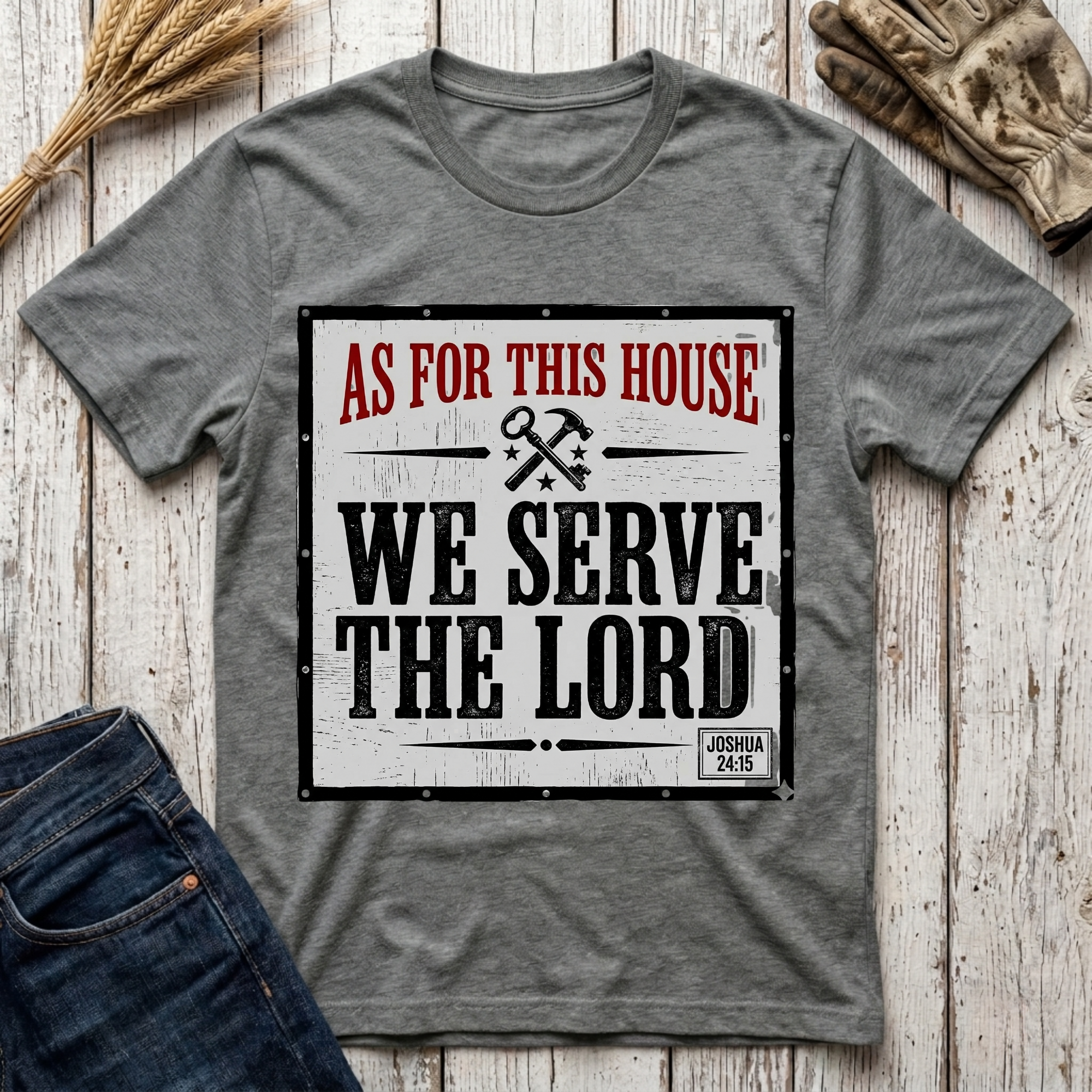 As For This House We Serve The Lord T-Shirt