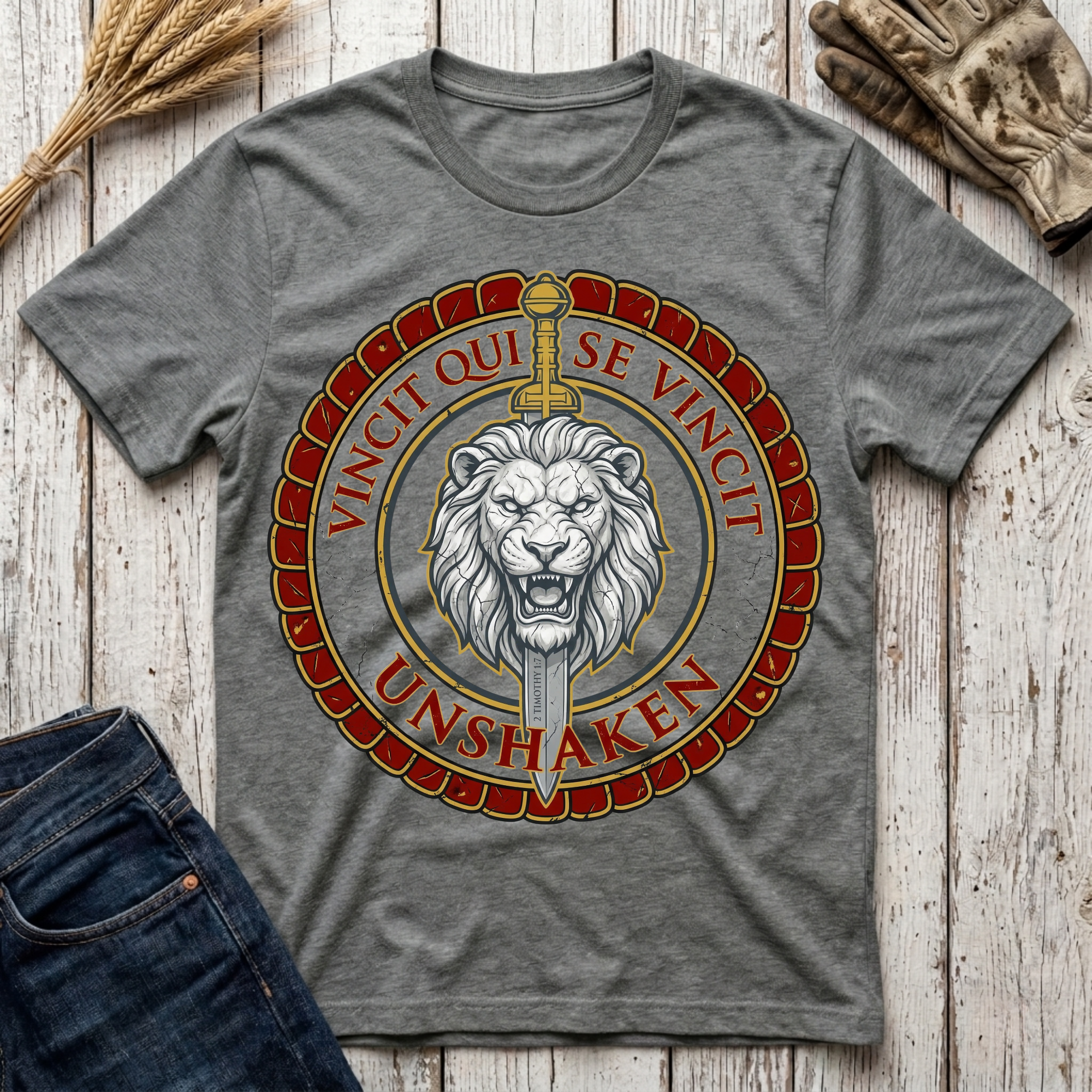 Vincit Qui Se Vincit Unshaken T-Shirt