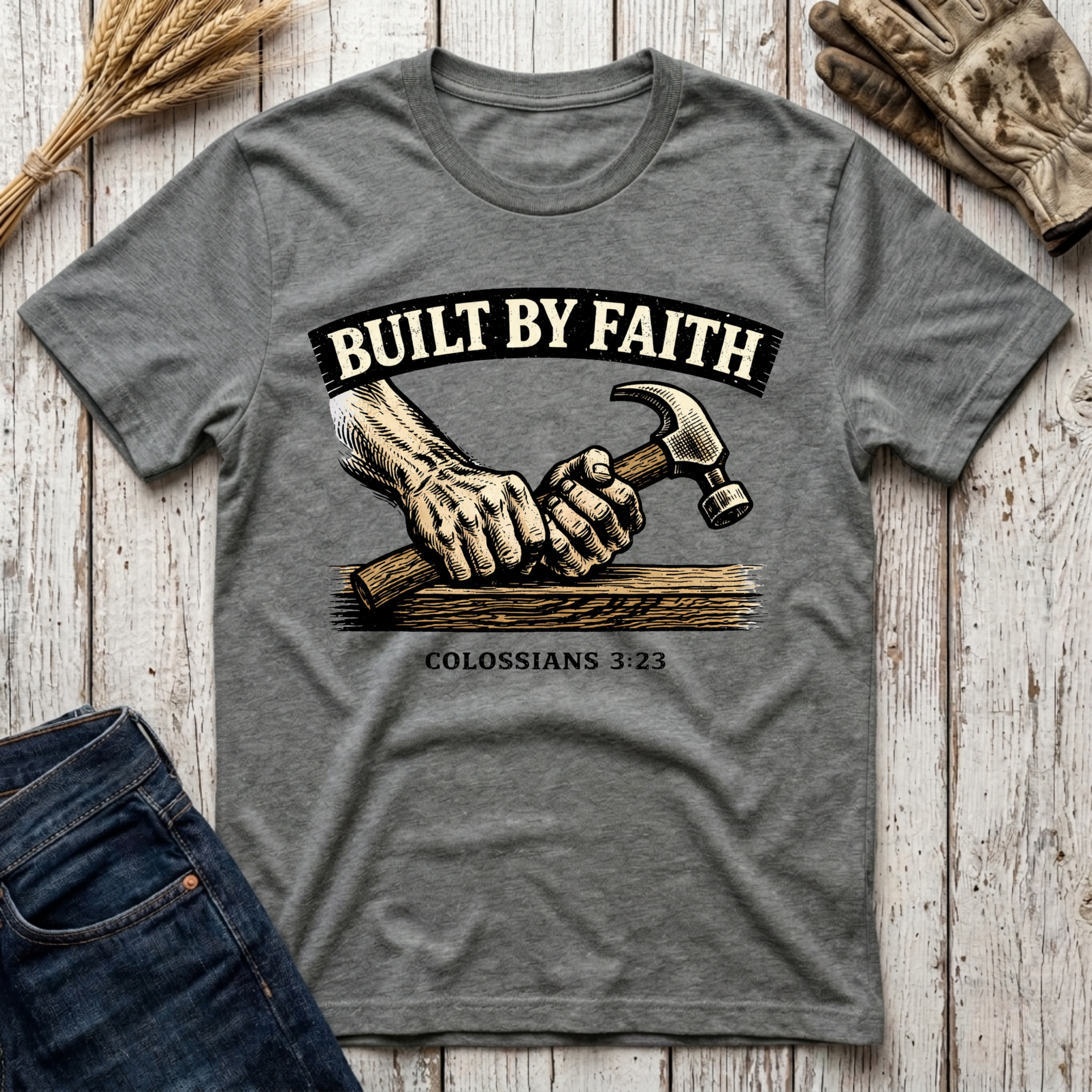 Built By Faith T-Shirt