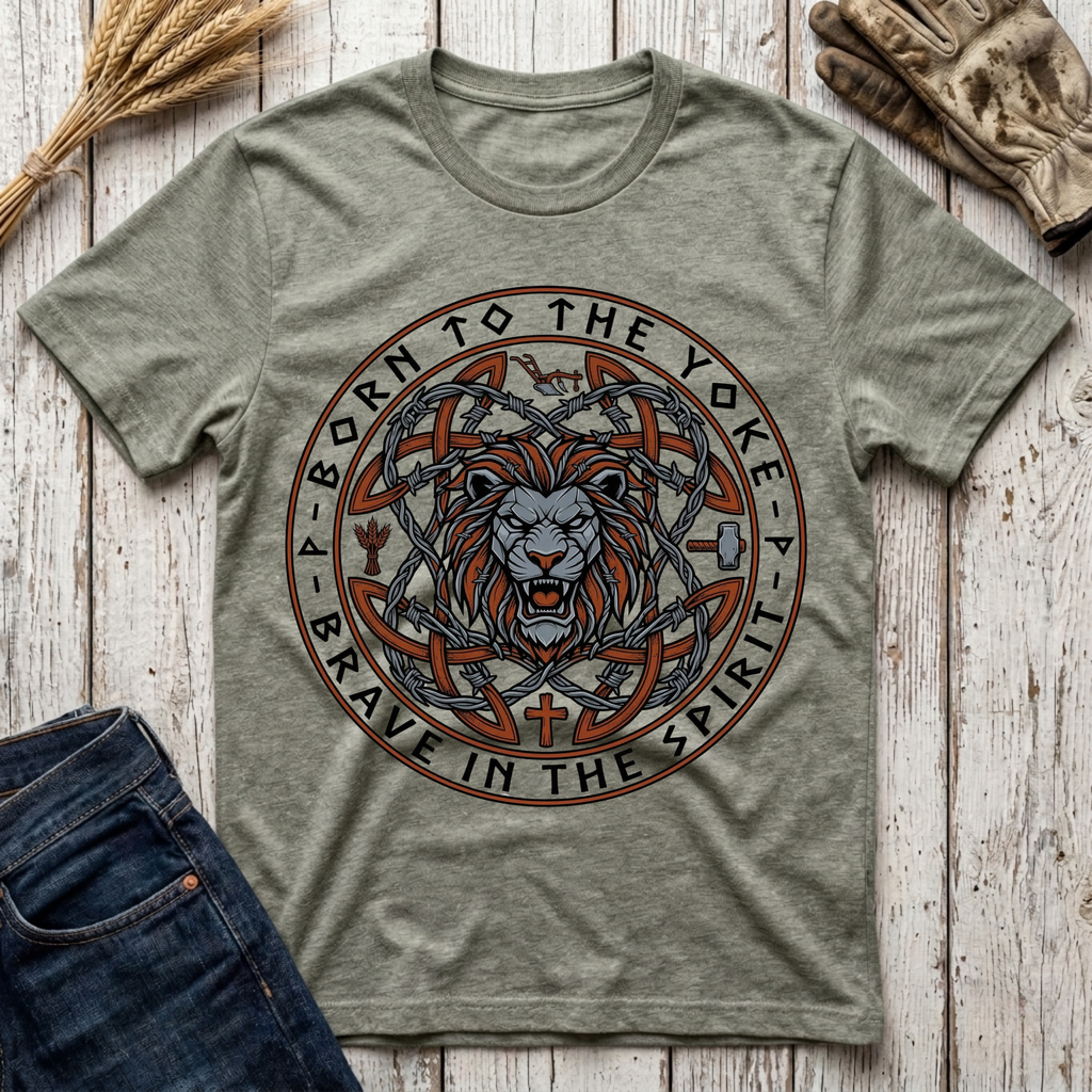 Born to the Yoke Brave in the Spirit T-Shirt