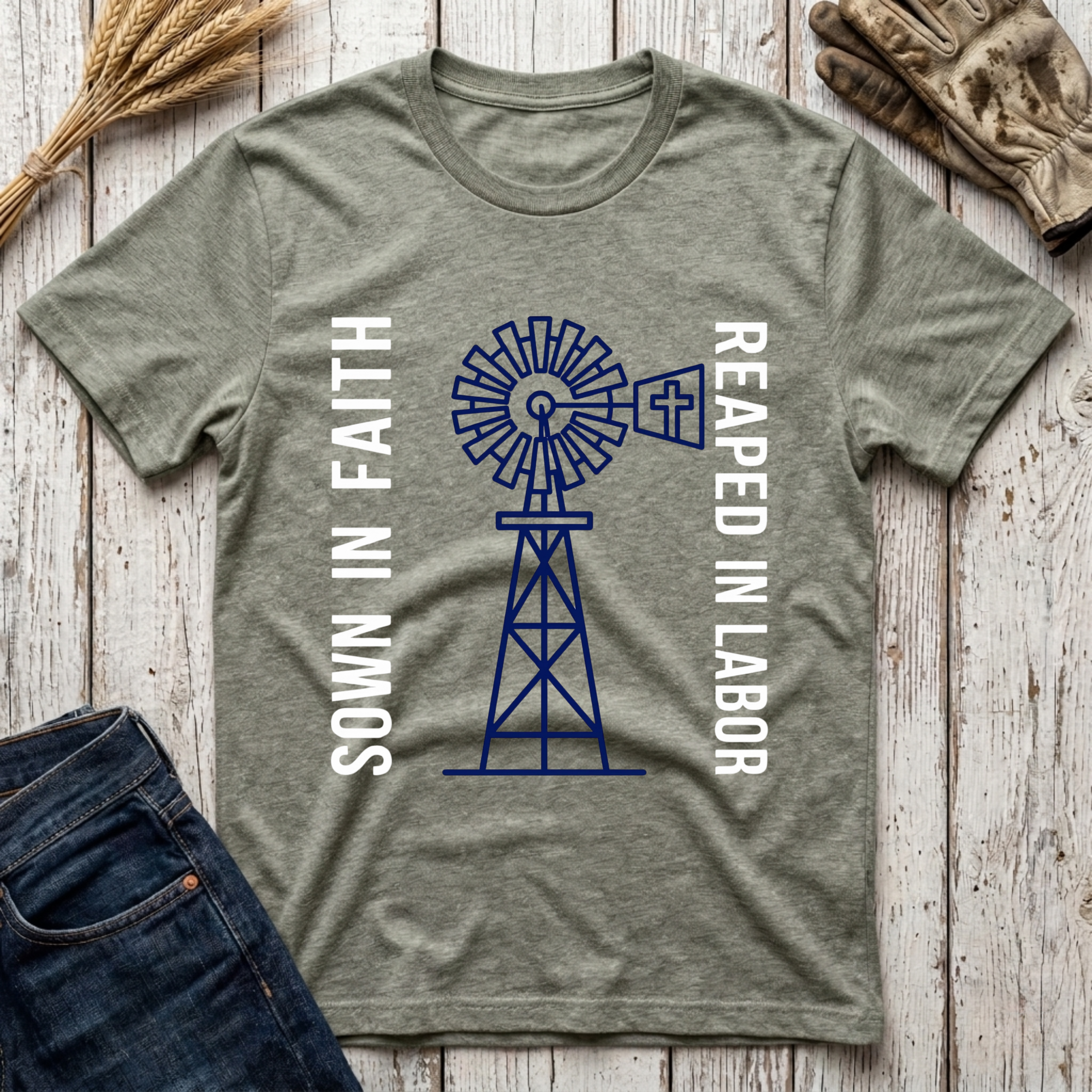 Sown in Faith Reaped in Labor T-Shirt