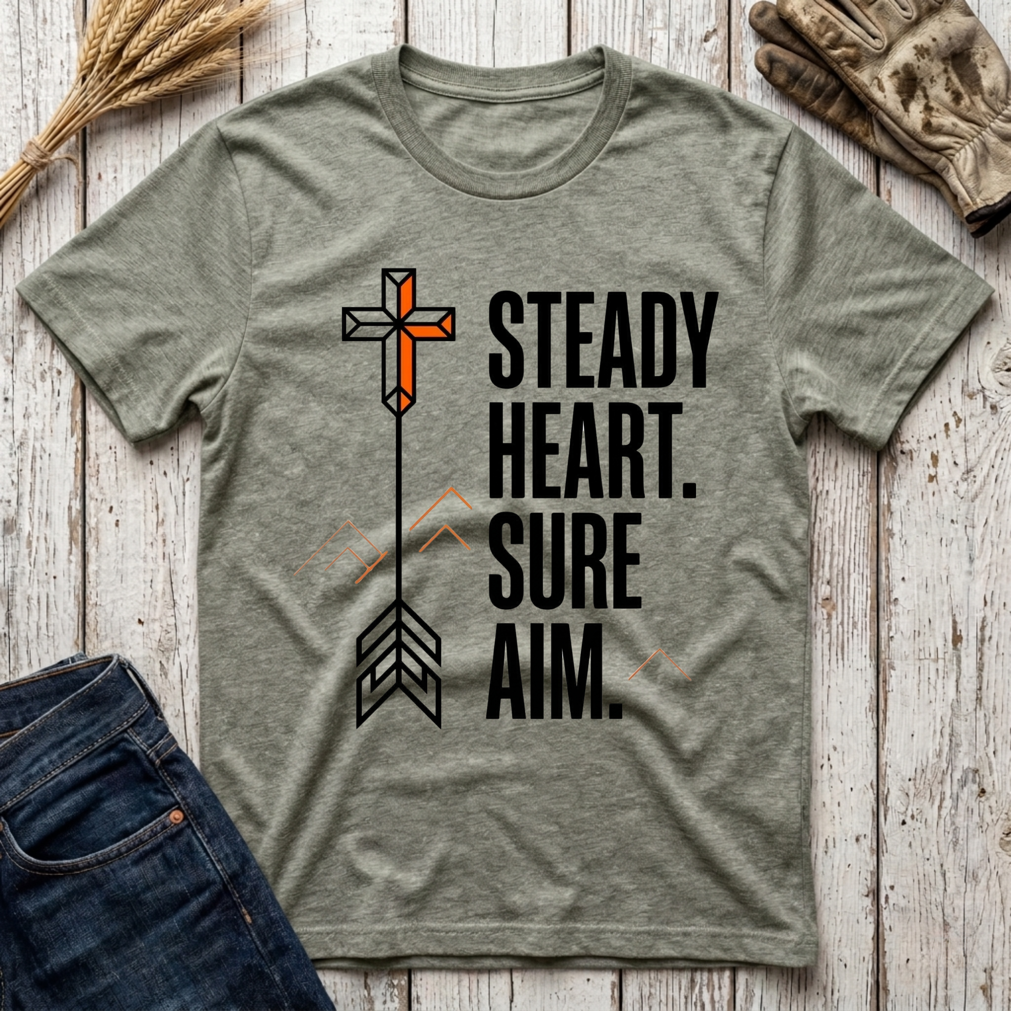 Steady Heart Sure Aim T-Shirt