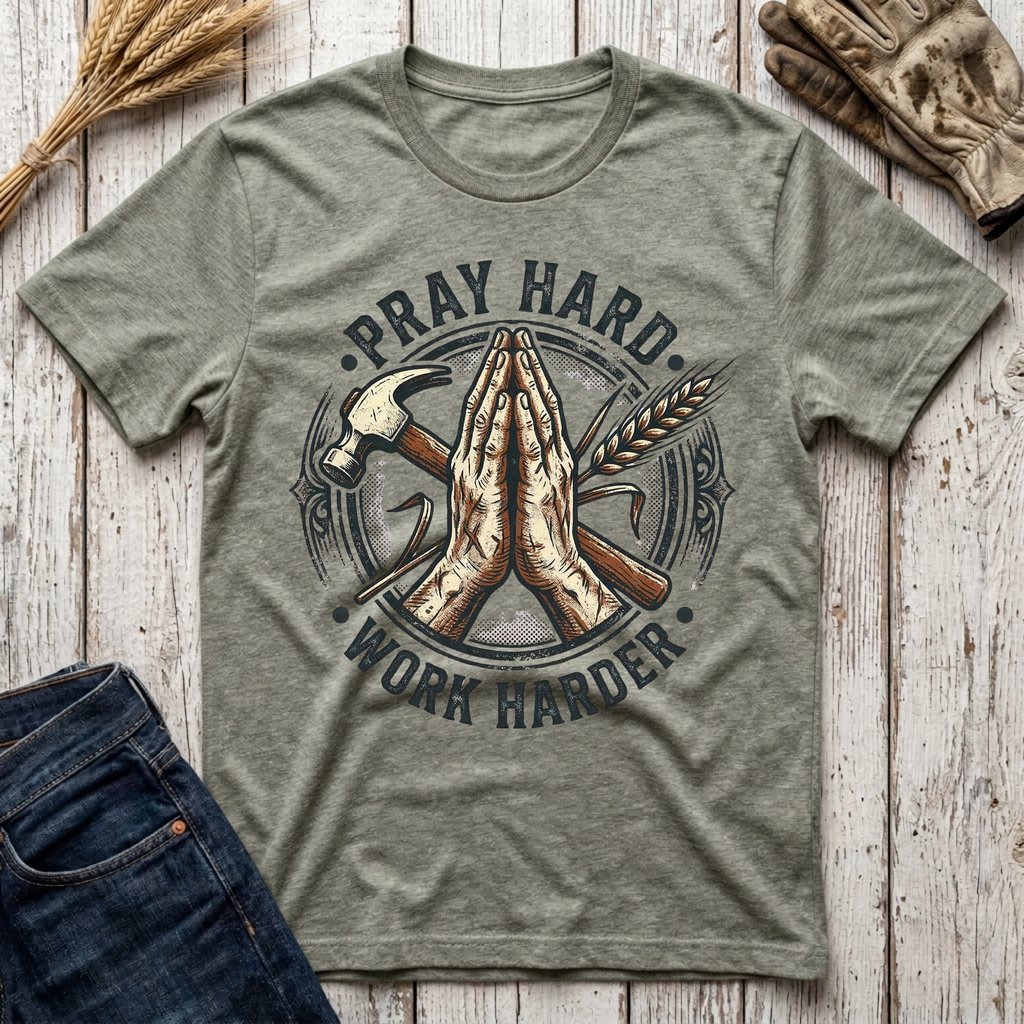 Pray Hard Work Harder T-Shirt