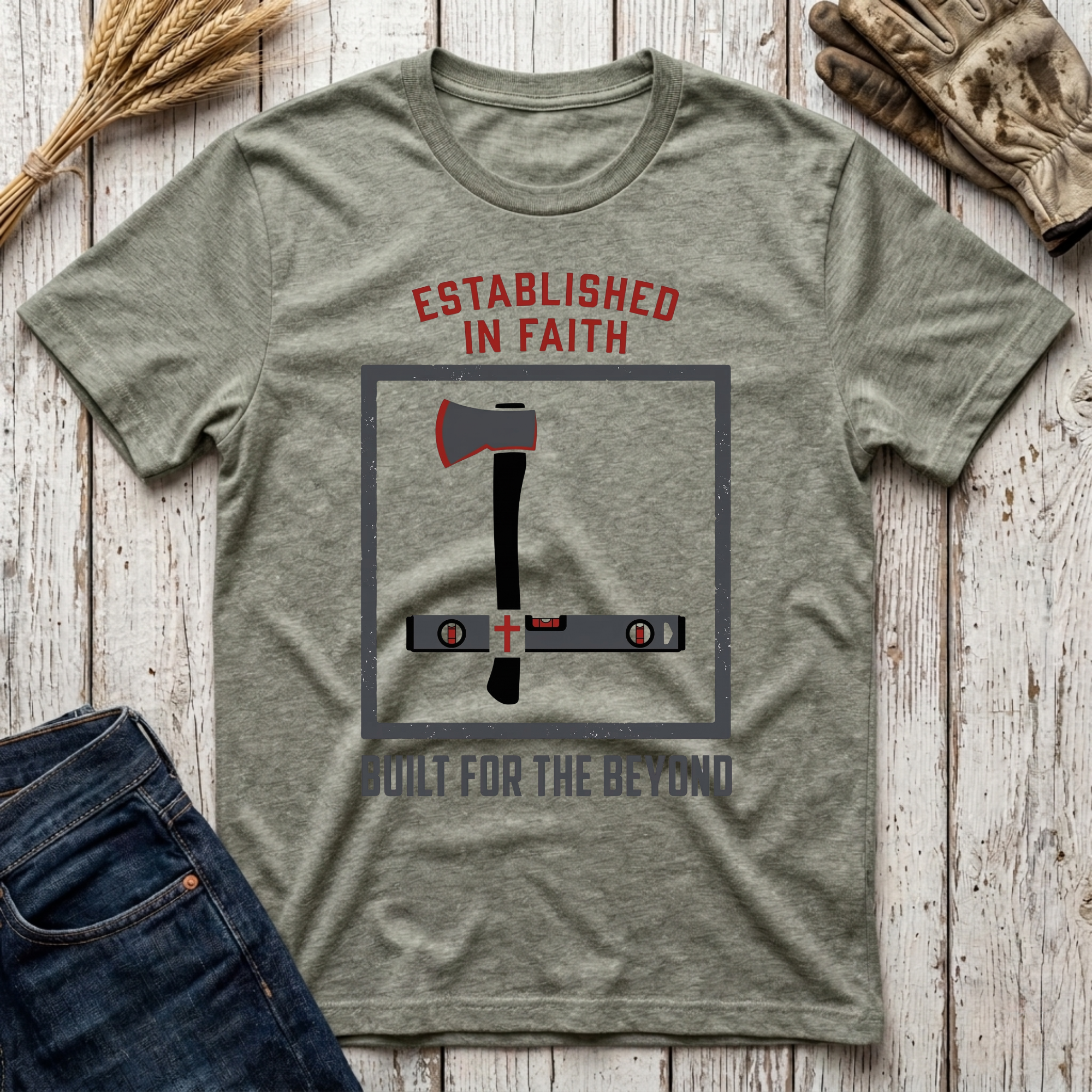 Established in Faith Built for the Beyond T-Shirt
