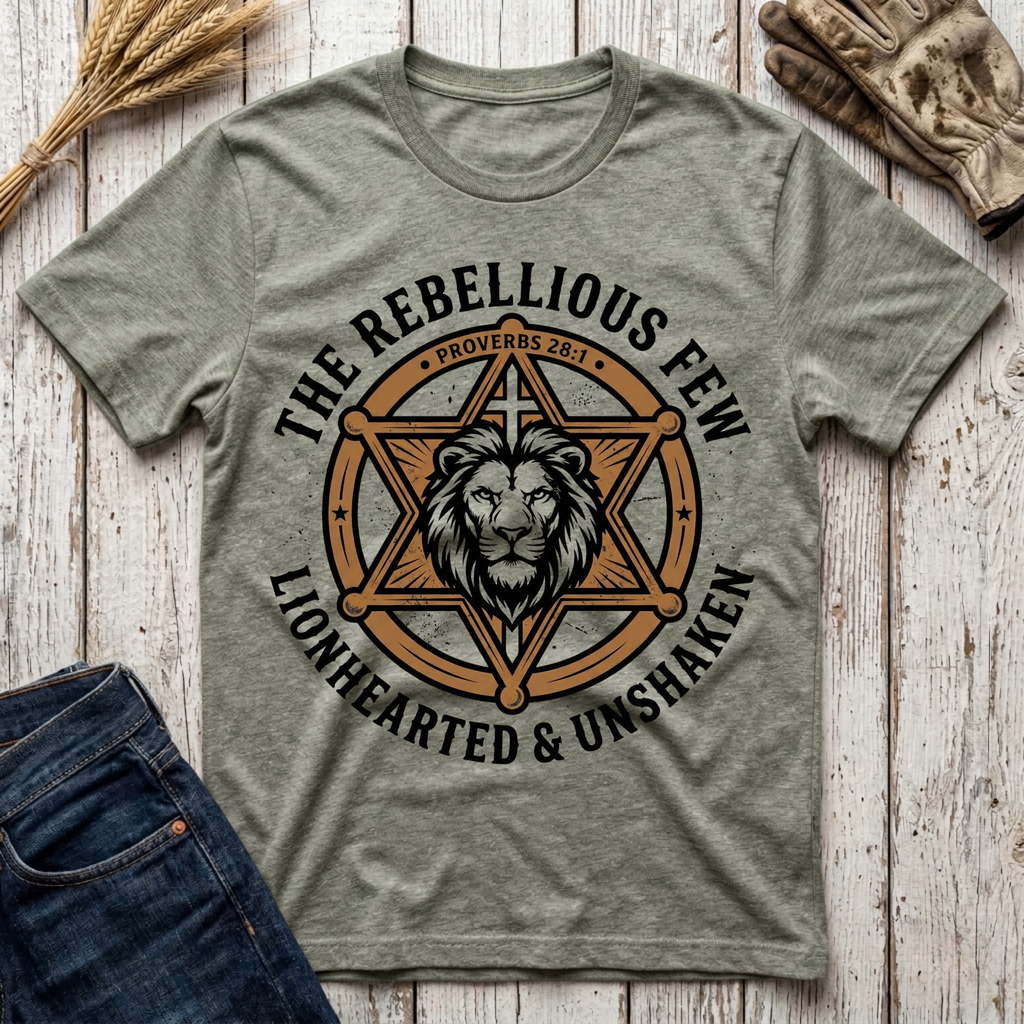 The Rebellious Few Lionhearted & Unshaken T-Shirt
