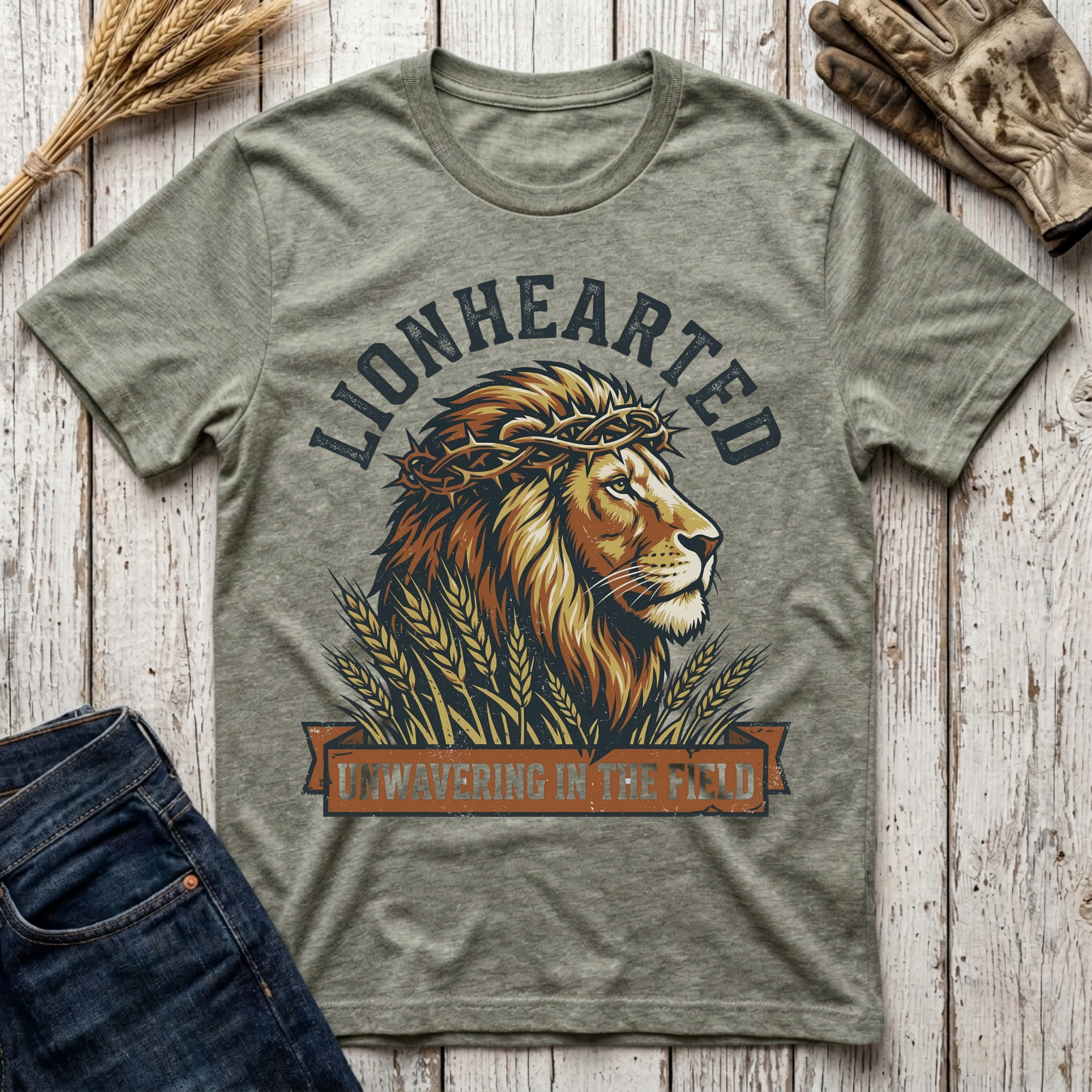Lionhearted Unwavering in the Field T-Shirt
