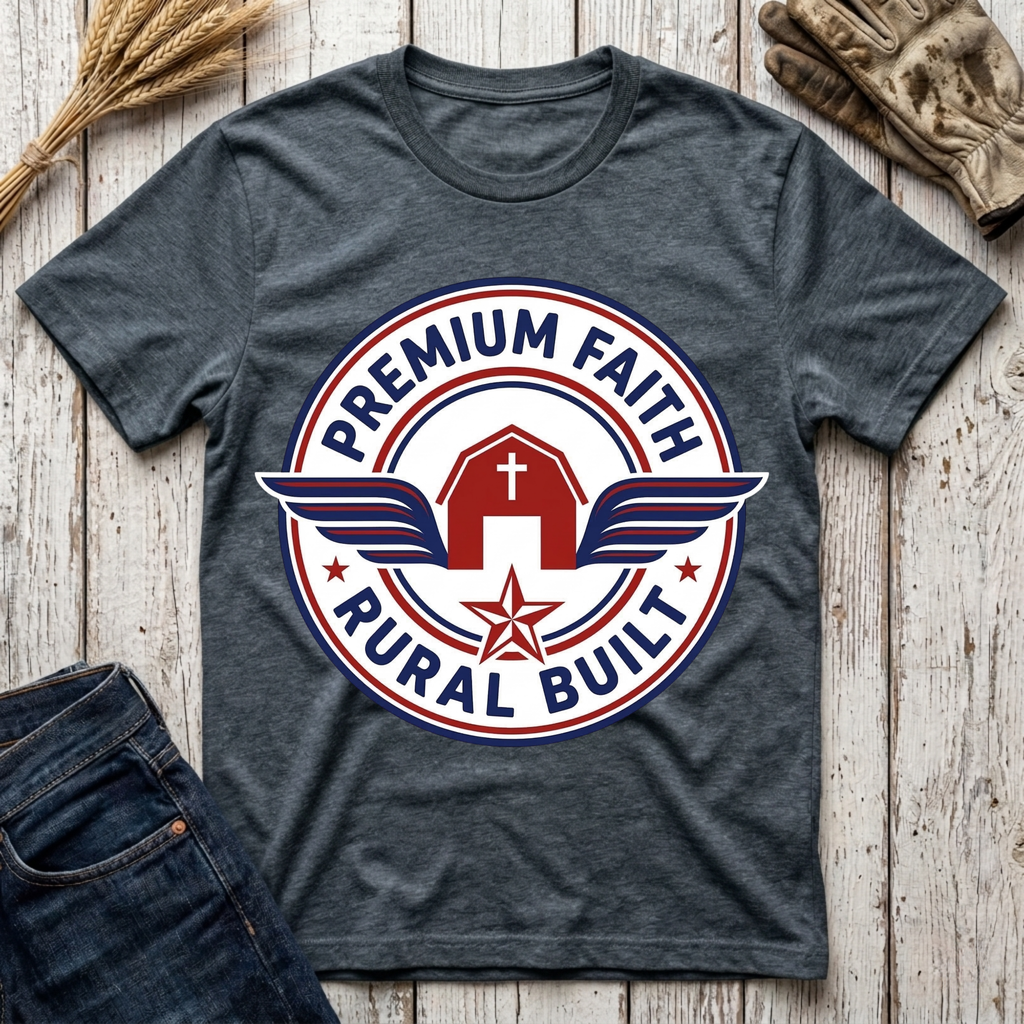 Premium Faith Rural Built T-Shirt