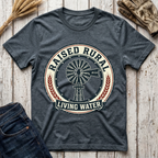 Raised Rural Living Water T-Shirt