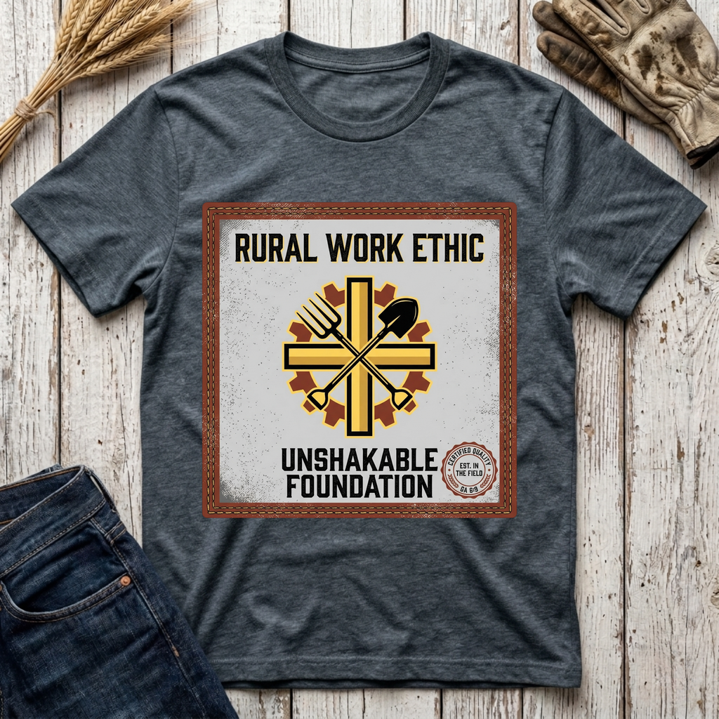 Rural Work Ethic Unshakable Foundation T-Shirt