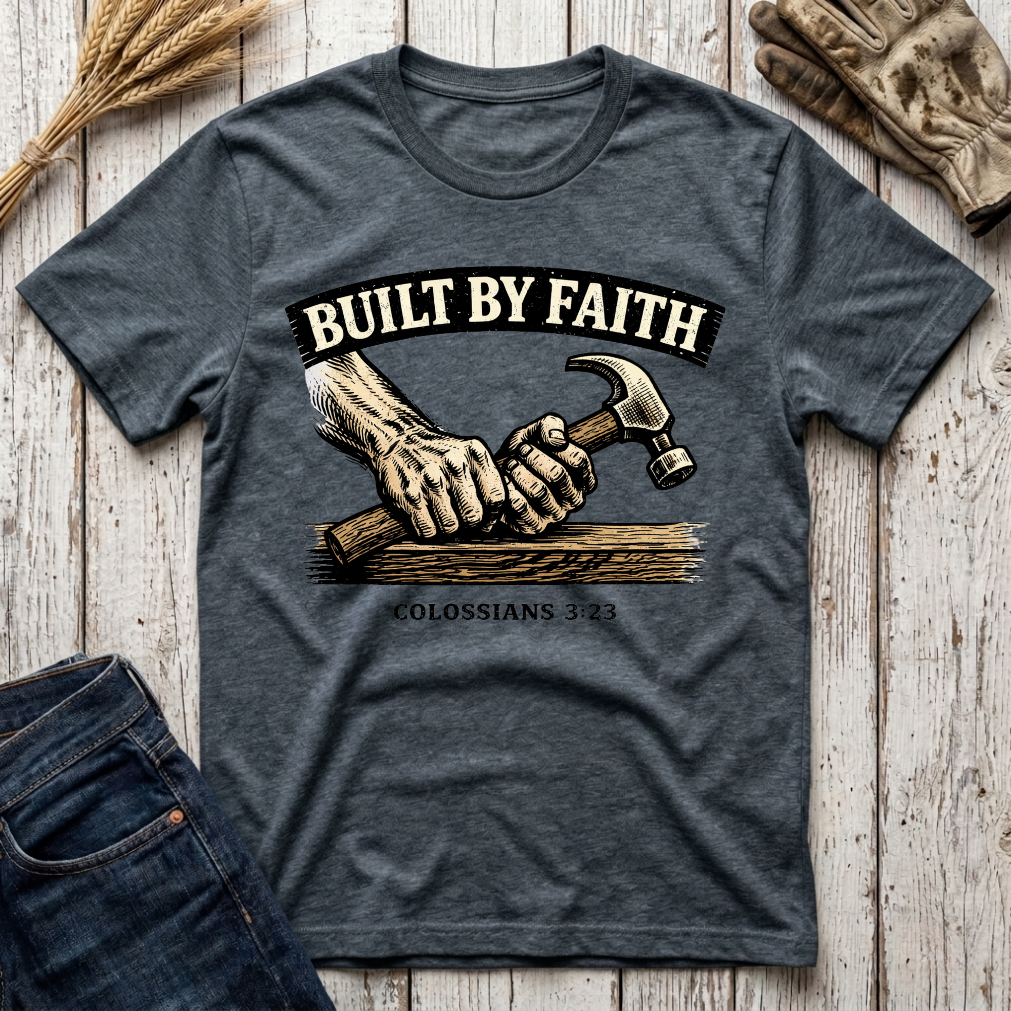 Built By Faith T-Shirt