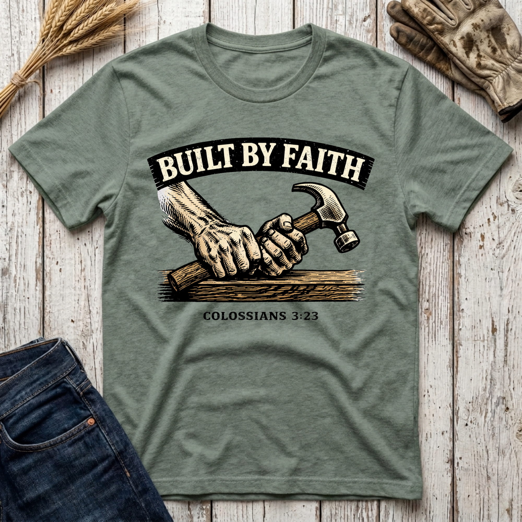 Built By Faith T-Shirt