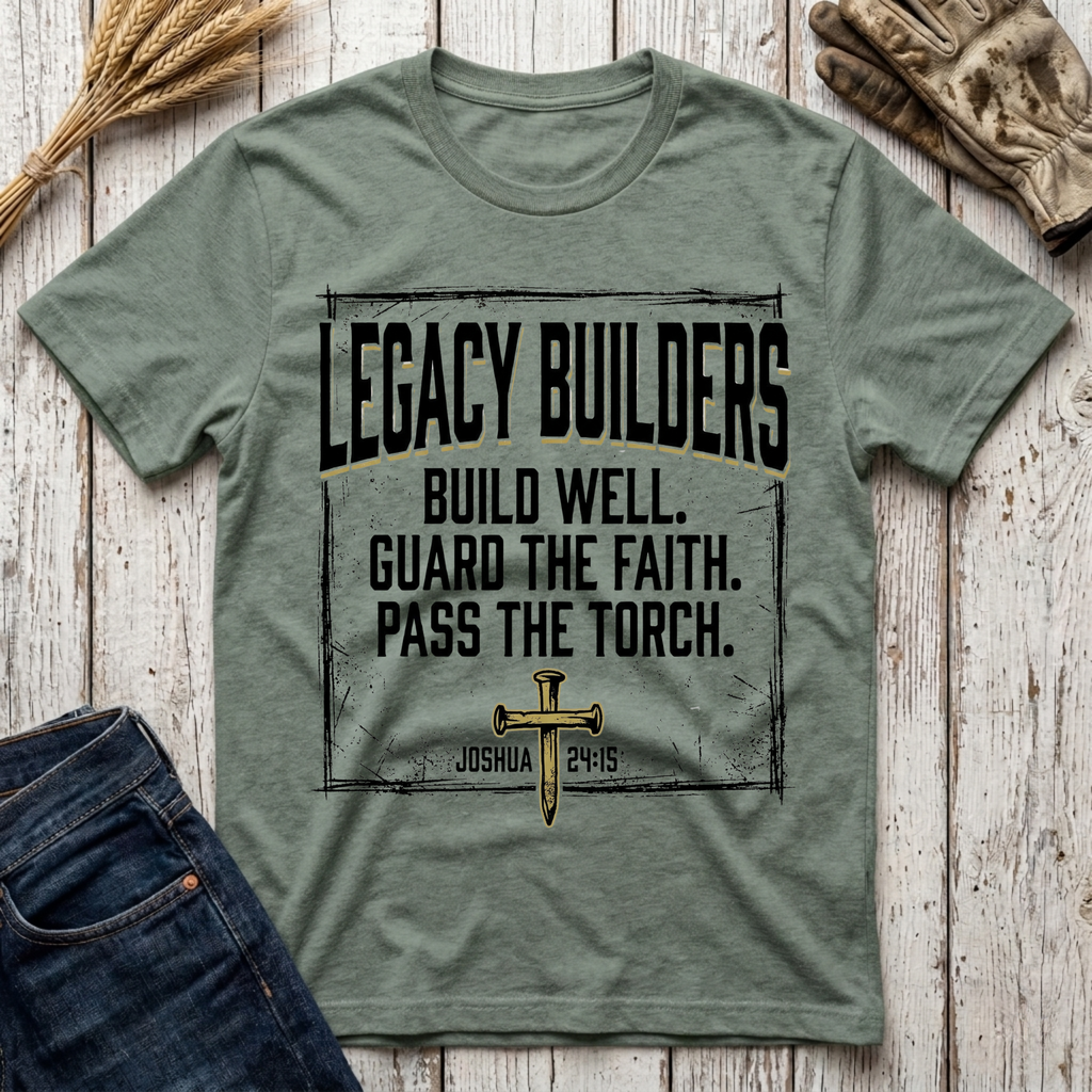 Build Well Guard the Faith Pass the Torch T-Shirt