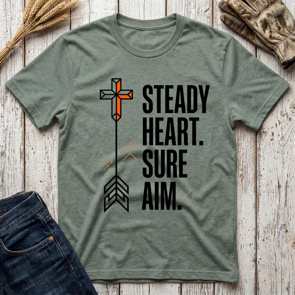 Steady Heart Sure Aim T-Shirt