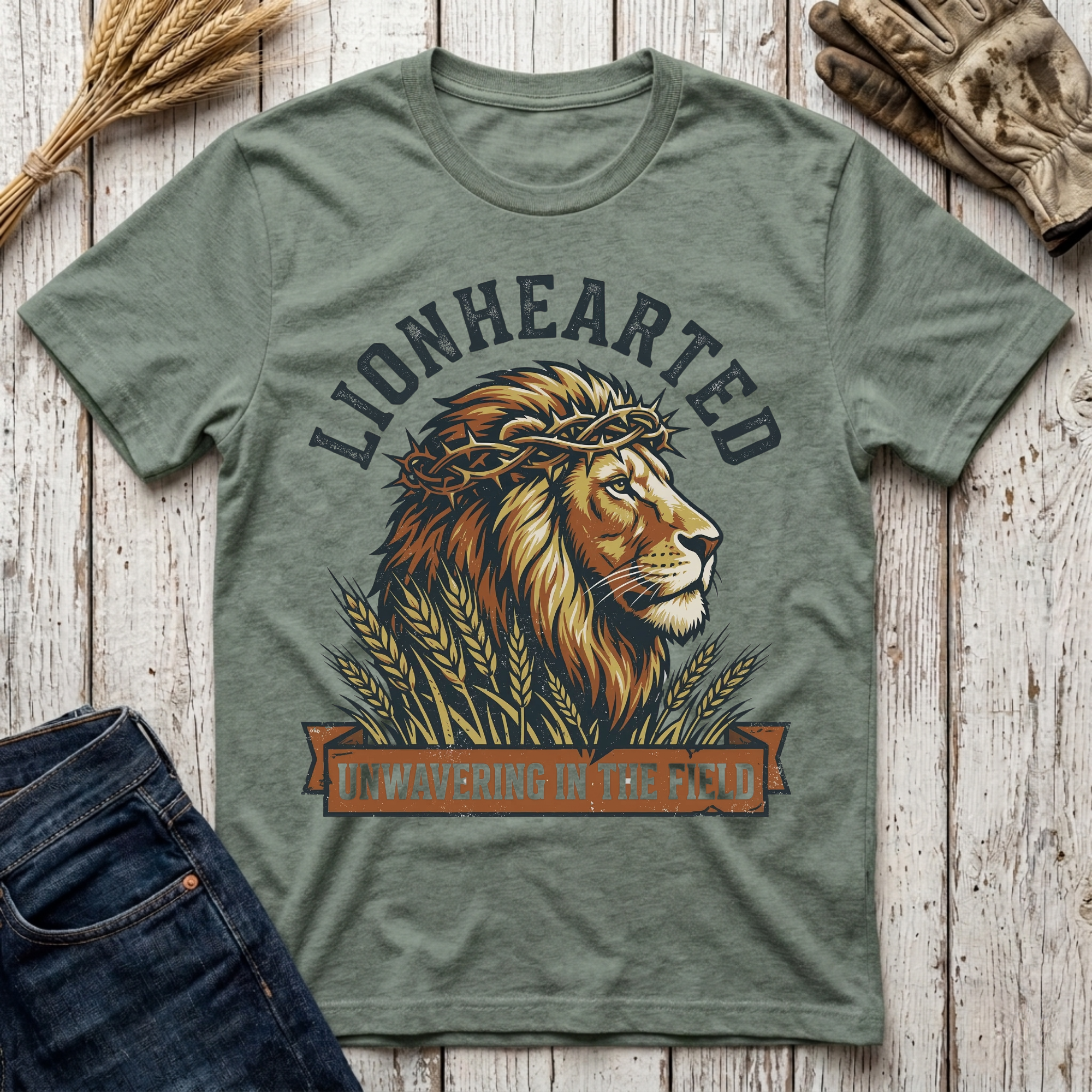 Lionhearted Unwavering in the Field T-Shirt