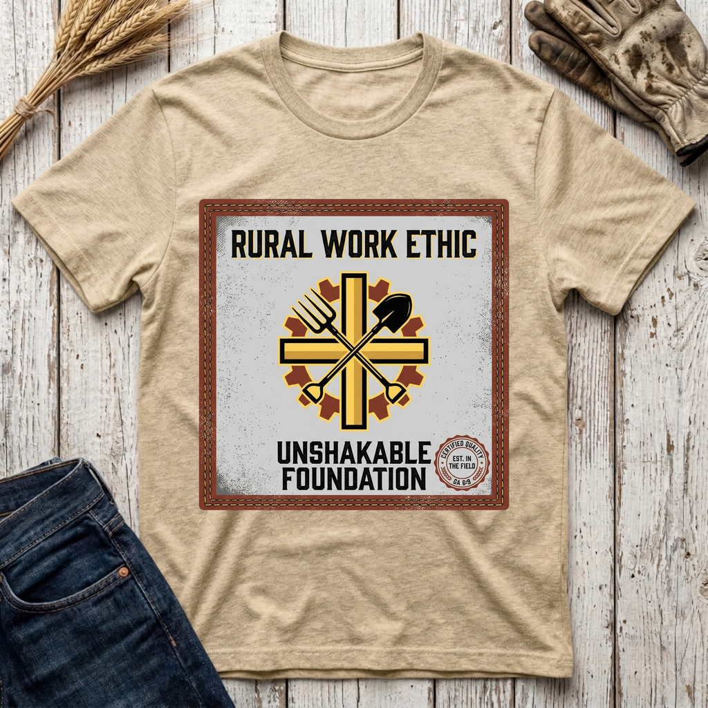 Rural Work Ethic Unshakable Foundation T-Shirt