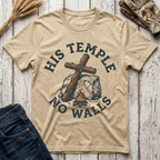 His Temple No Walls T-Shirt