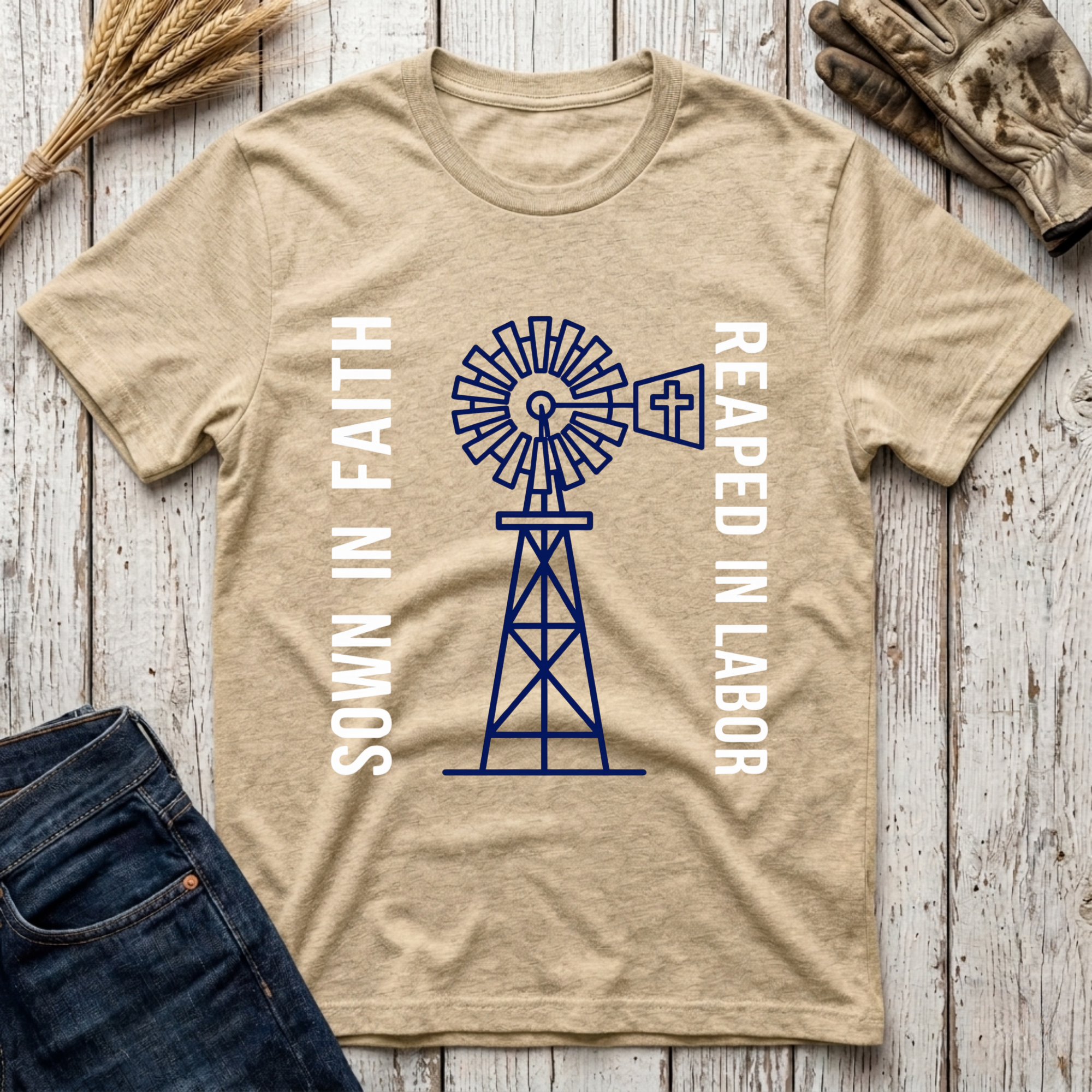 Sown in Faith Reaped in Labor T-Shirt