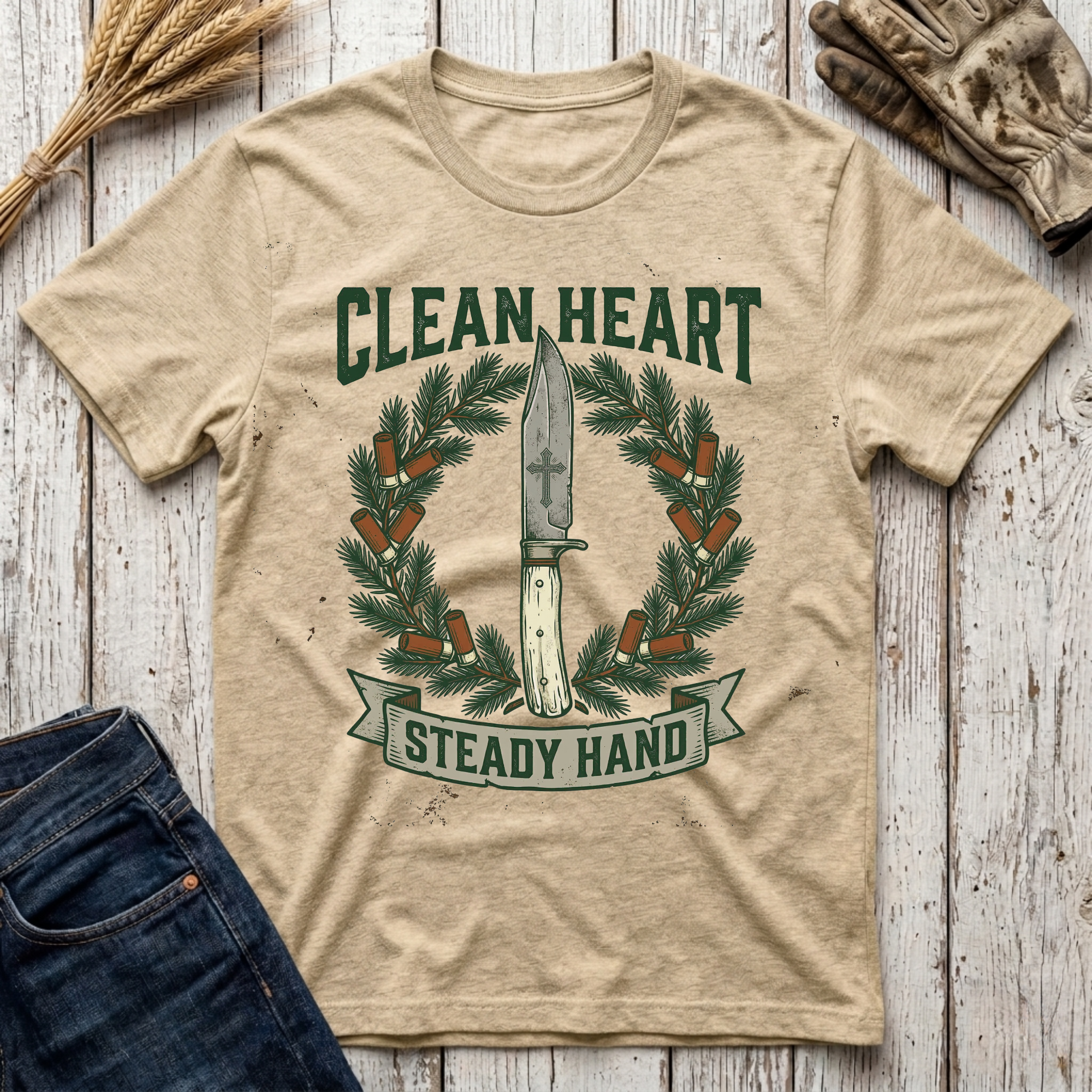 Clean Heart Steady Hand T-Shirt