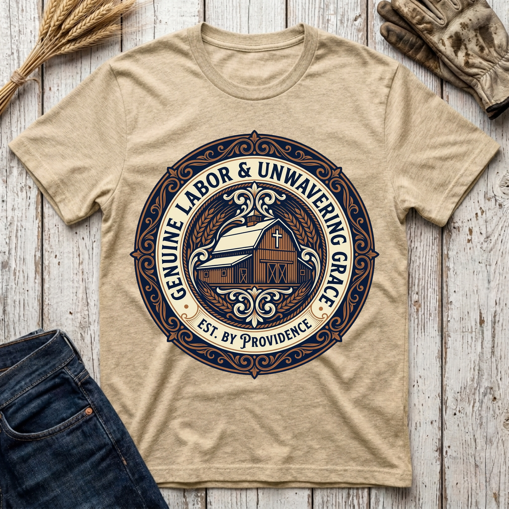 Genuine Labor & Unwavering Grace T-Shirt