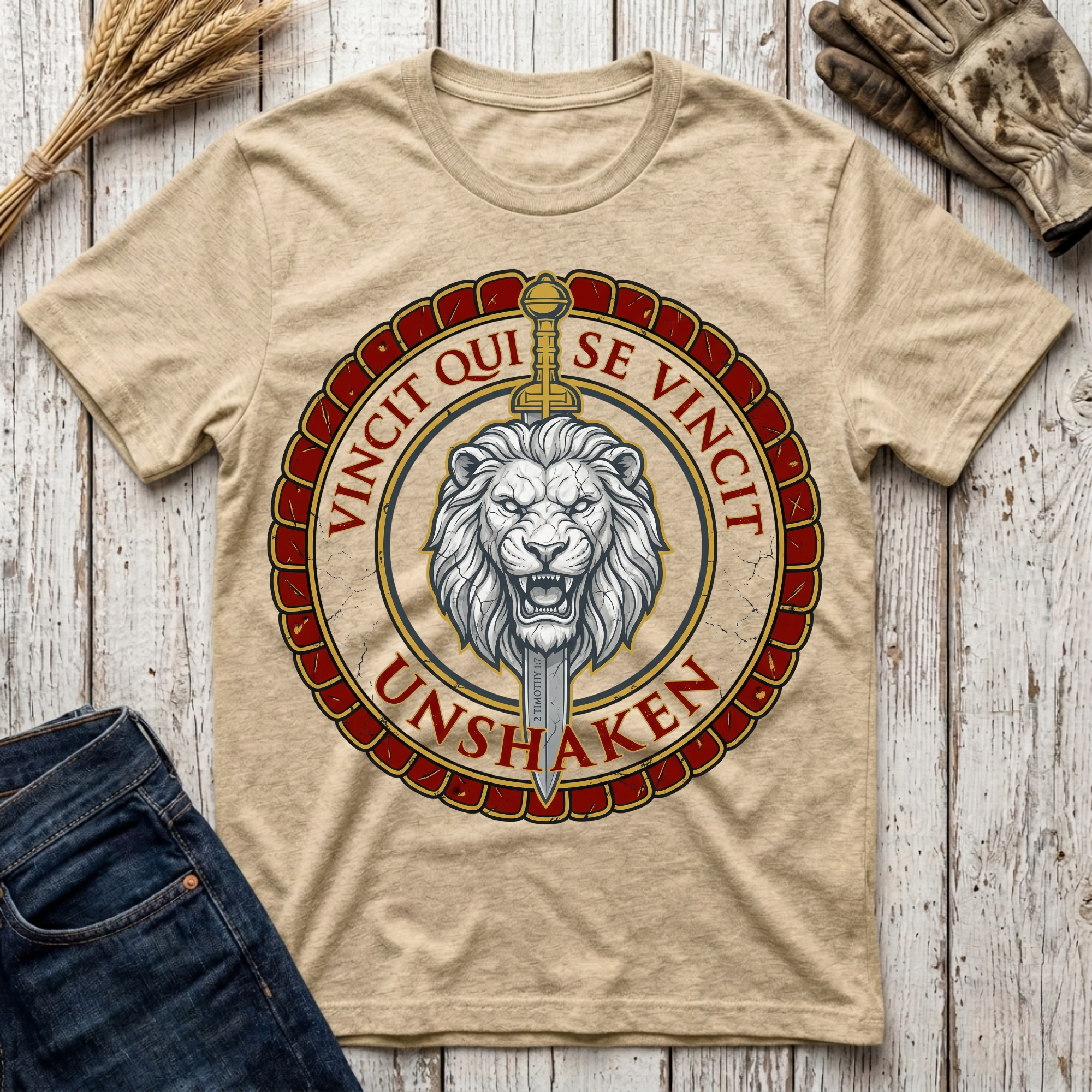 Vincit Qui Se Vincit Unshaken T-Shirt