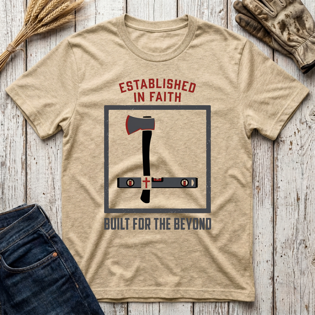Established in Faith Built for the Beyond T-Shirt