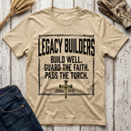 Build Well Guard the Faith Pass the Torch T-Shirt