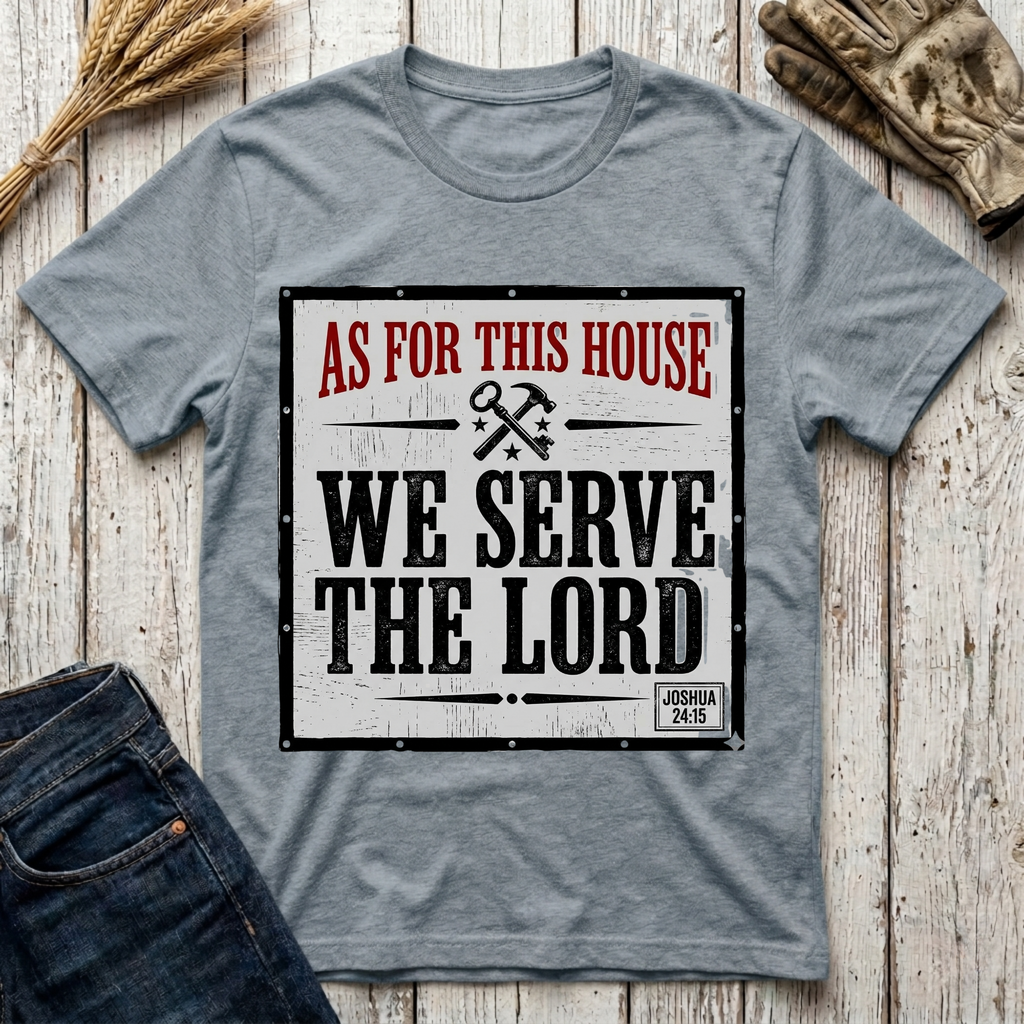 As For This House We Serve The Lord T-Shirt