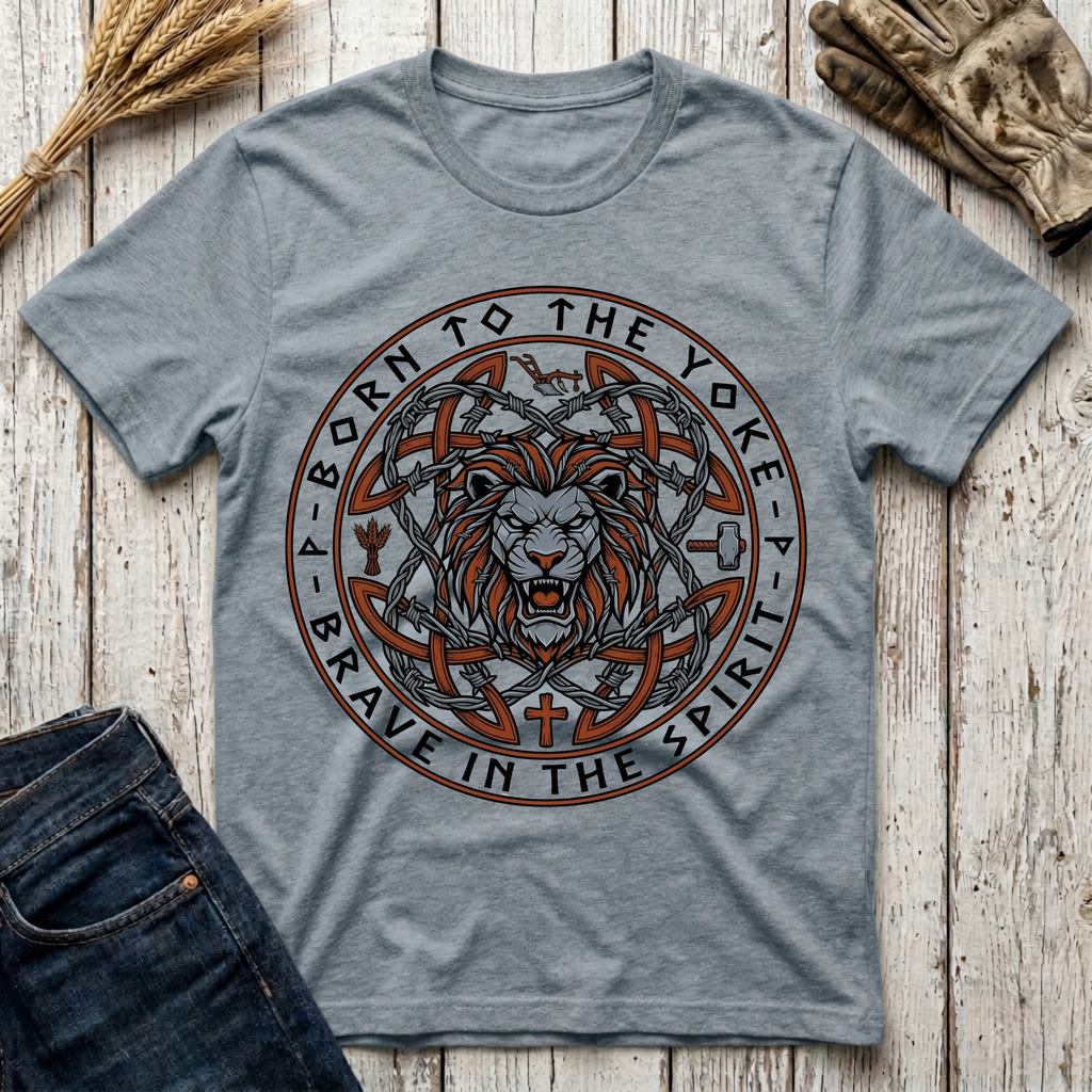 Born to the Yoke Brave in the Spirit T-Shirt
