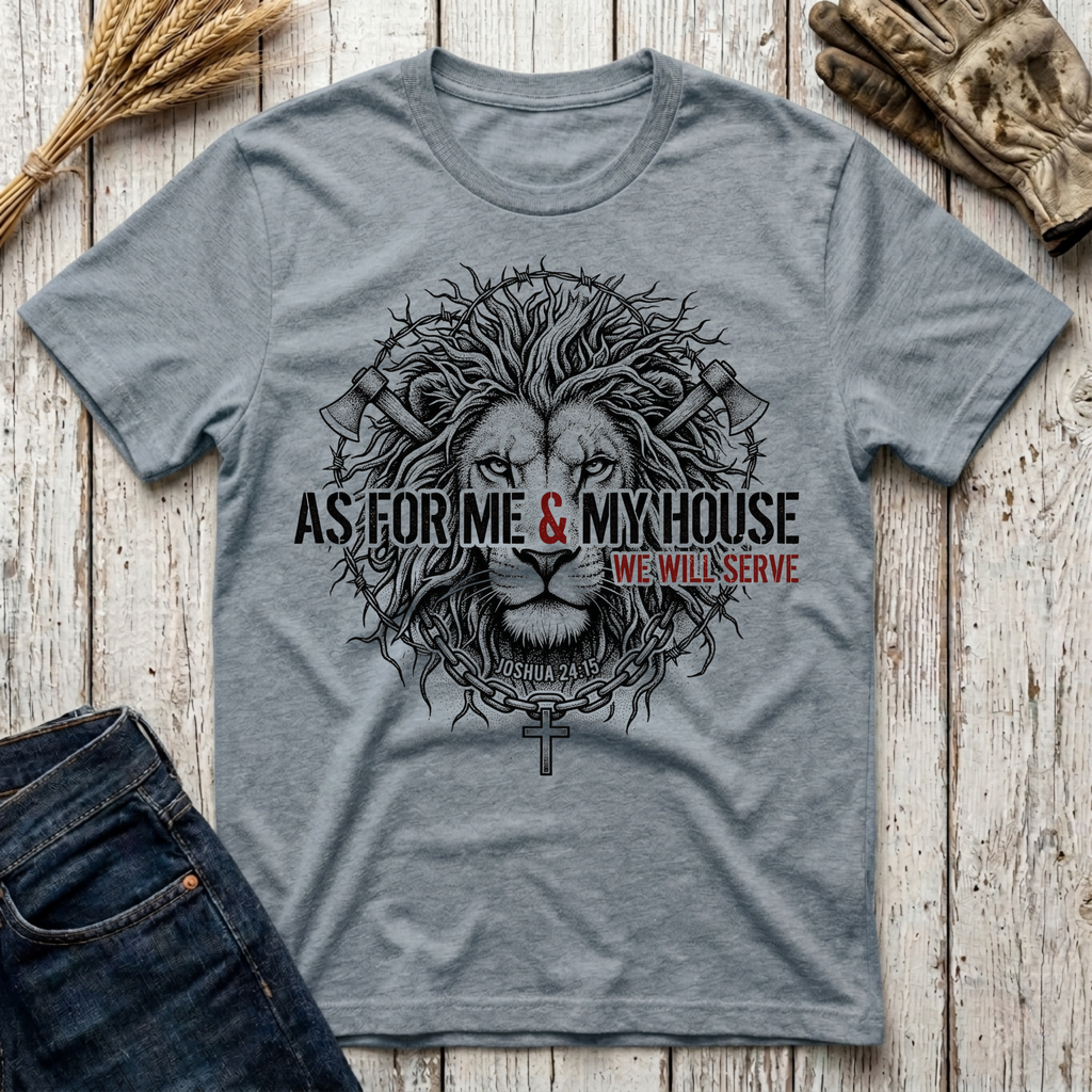 As For Me & My House We Will Serve T-Shirt