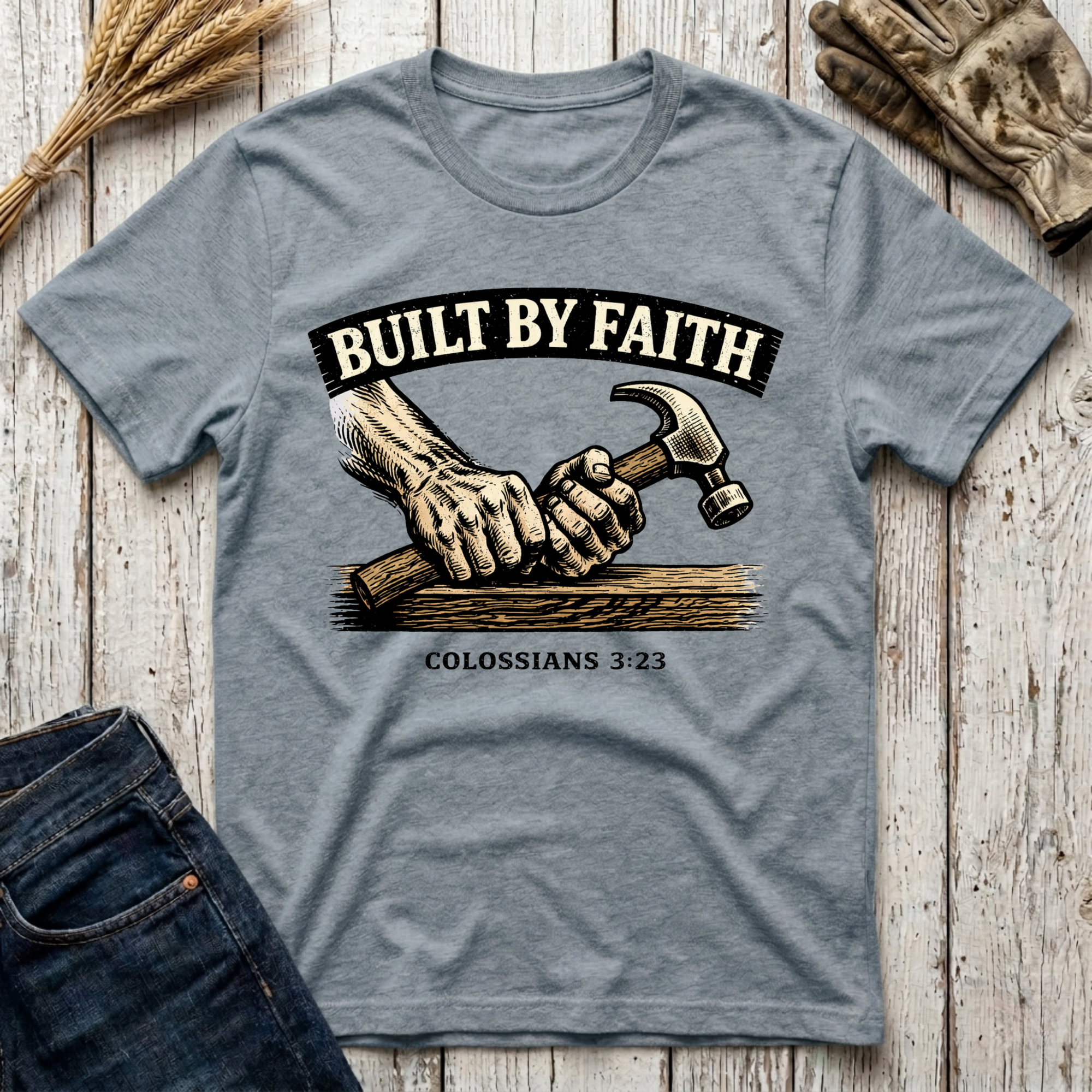 Built By Faith T-Shirt