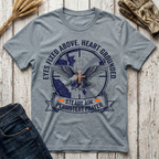 Eyes Fixed Above T-Shirt
