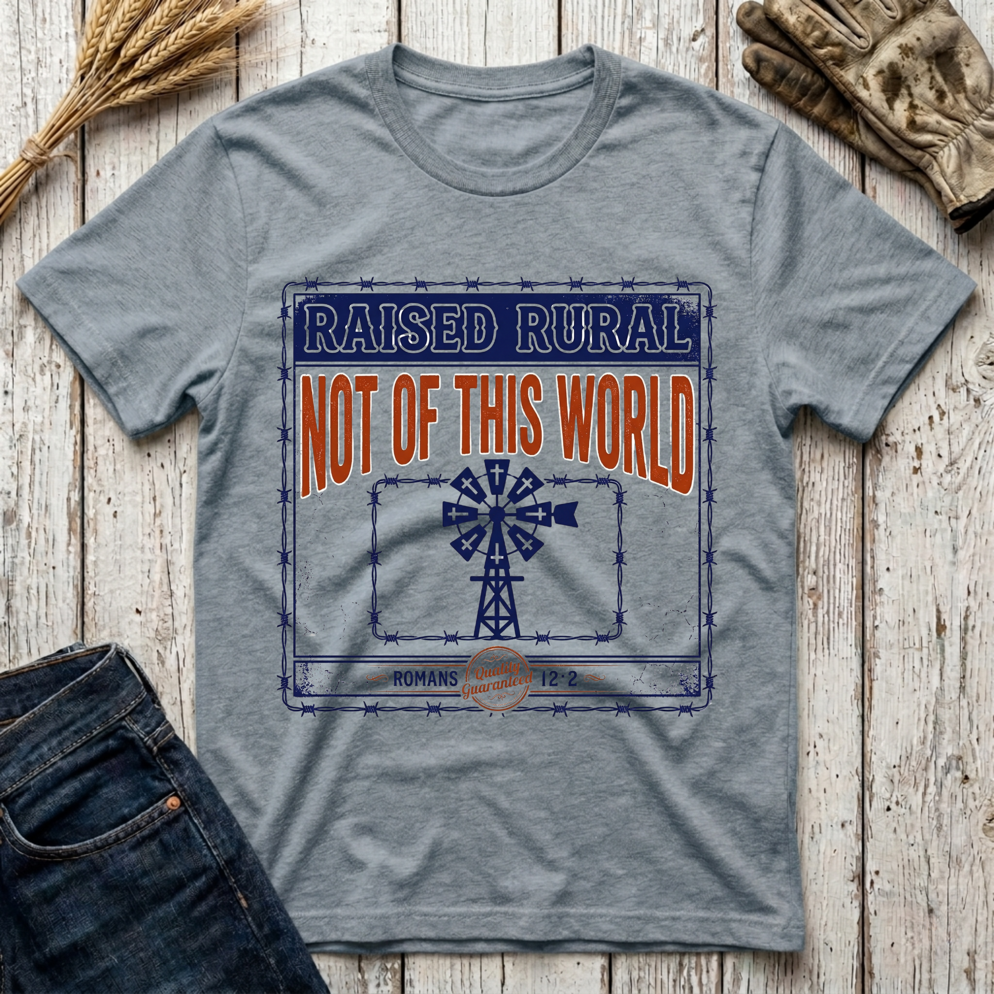 Raised Rural Not of this World T-Shirt