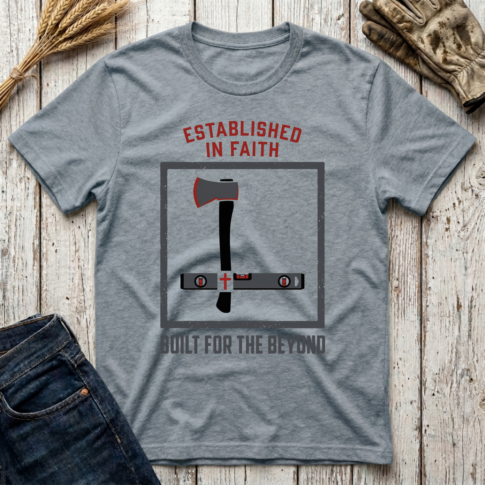 Established in Faith Built for the Beyond T-Shirt