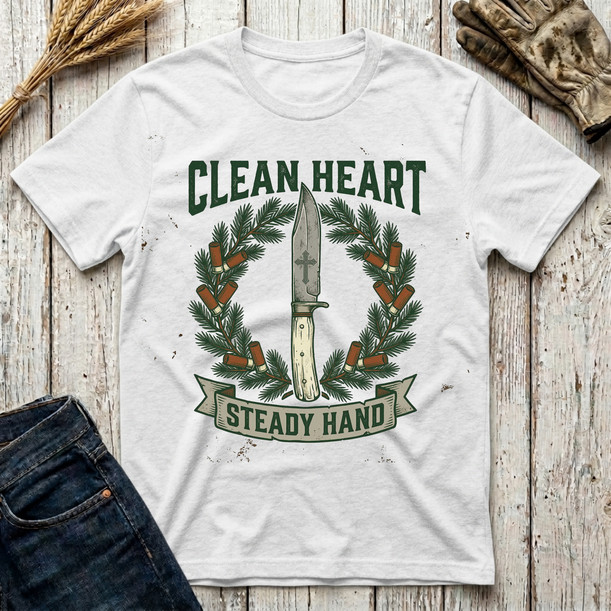 Clean Heart Steady Hand T-Shirt