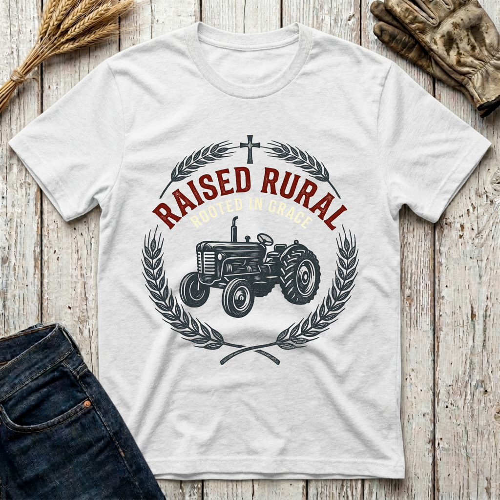 Raised Rural Rooted in Grace T-Shirt