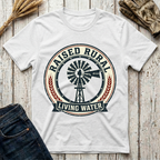 Raised Rural Living Water T-Shirt